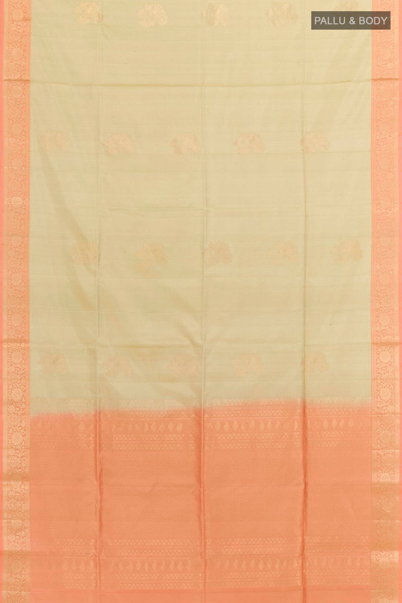 Beige Soft Silk Saree