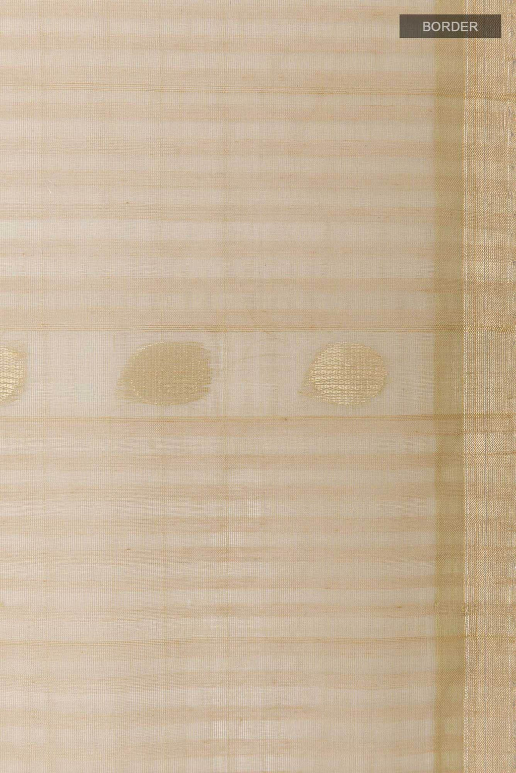 Dark Beige Blended Kora Silk Saree