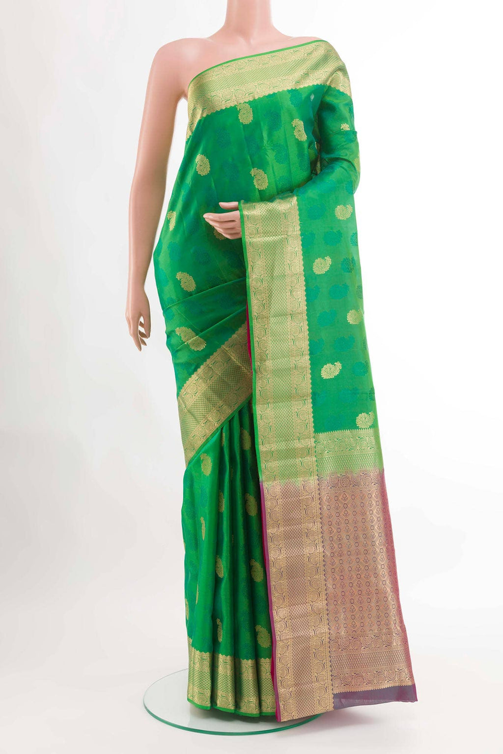 Green Kanchipuram Silk Saree