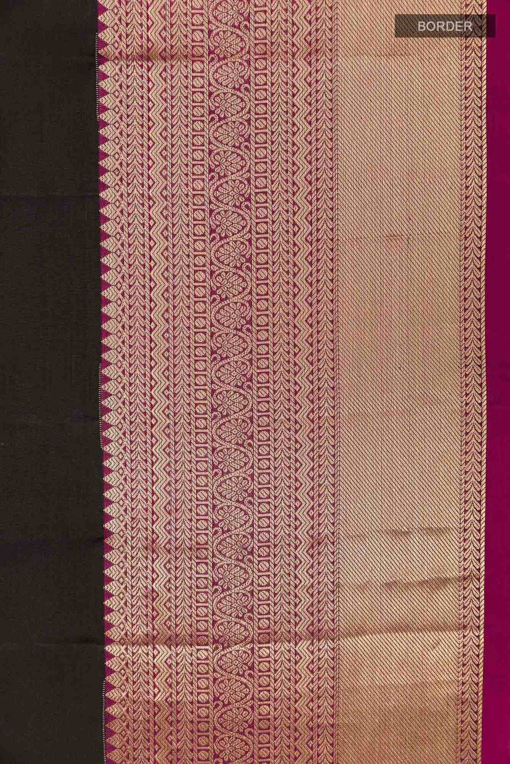 Black Kanchipuram Silk Saree