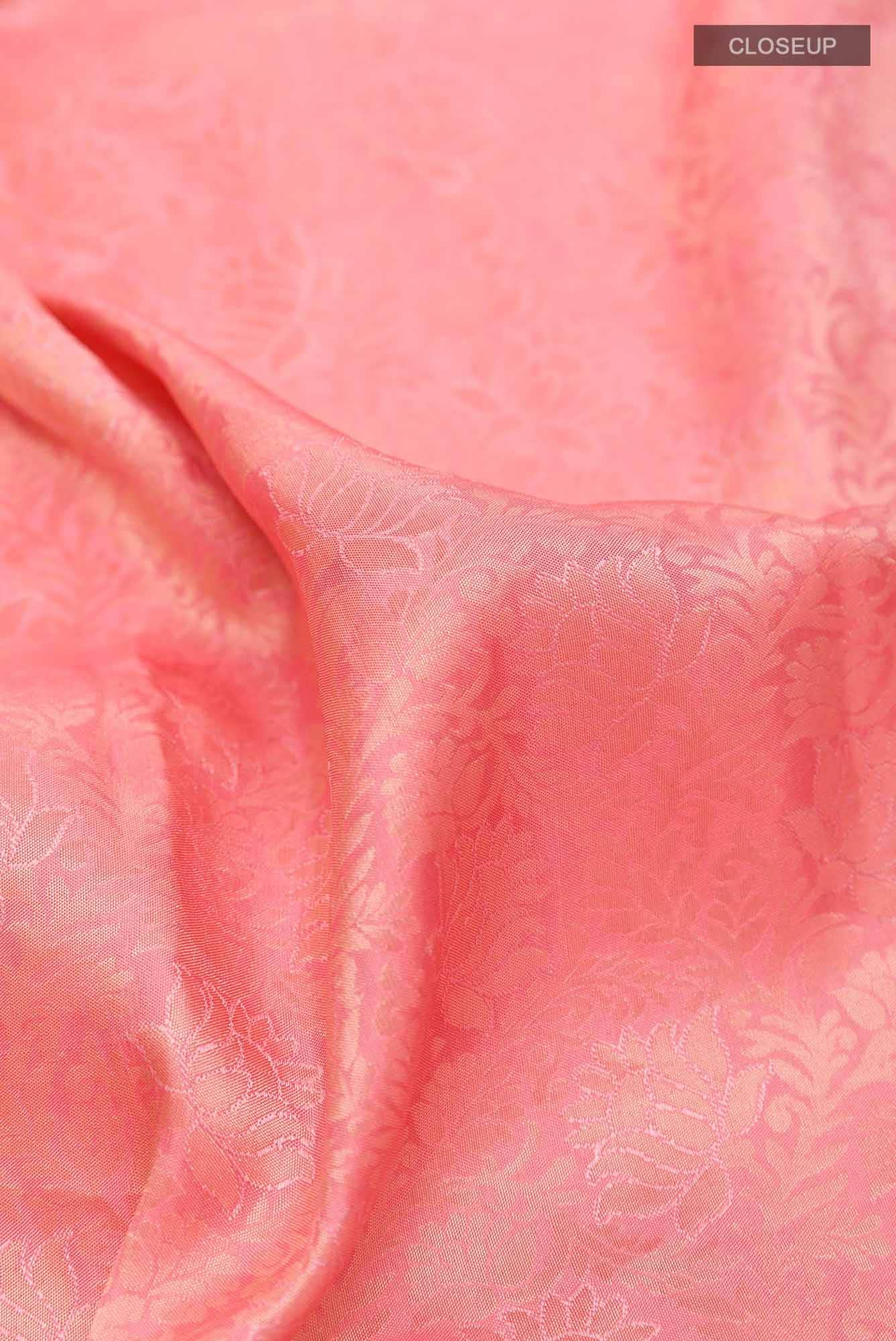 Peach Soft Silk Saree