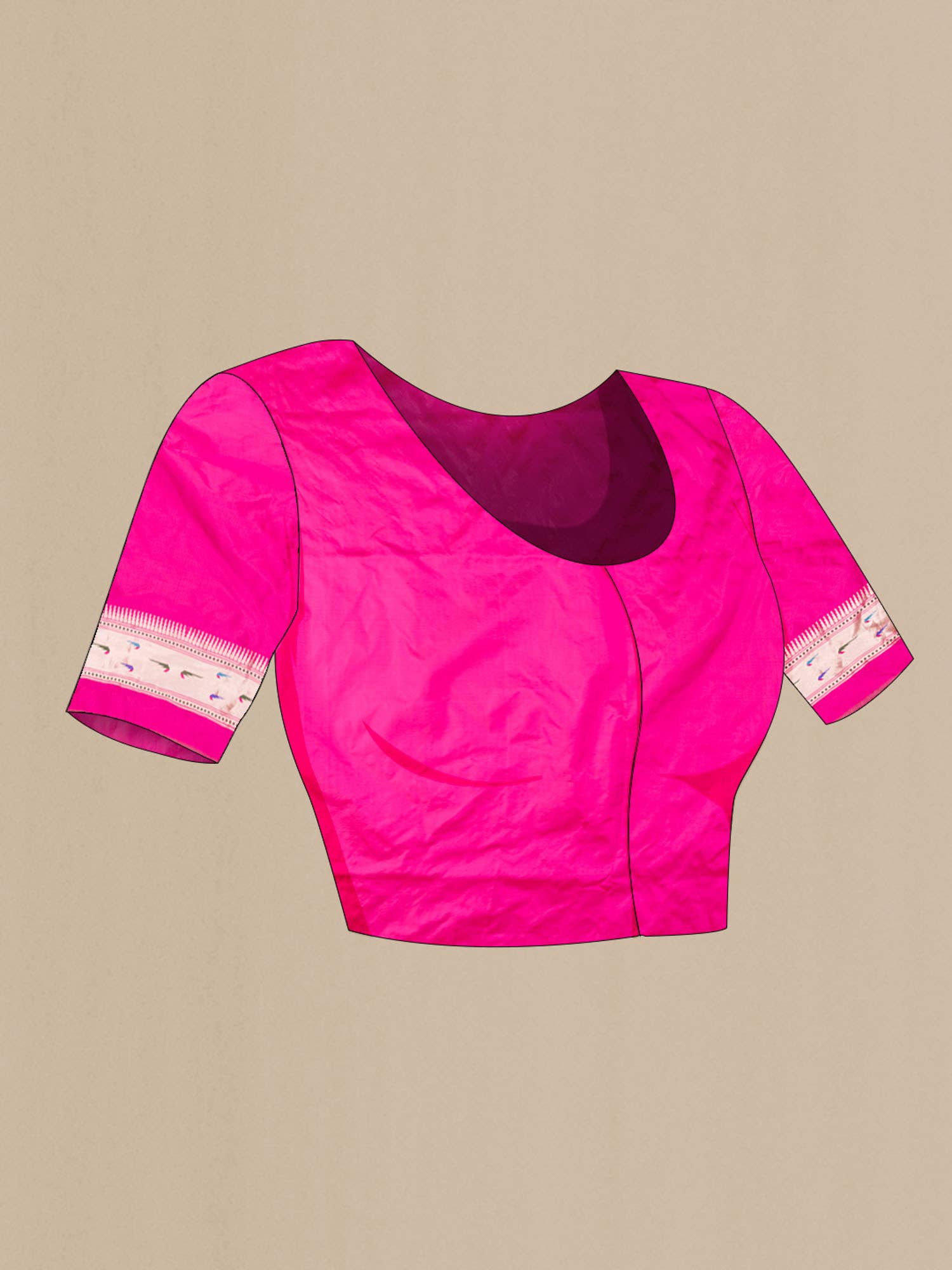 Pink Soft Silk Saree