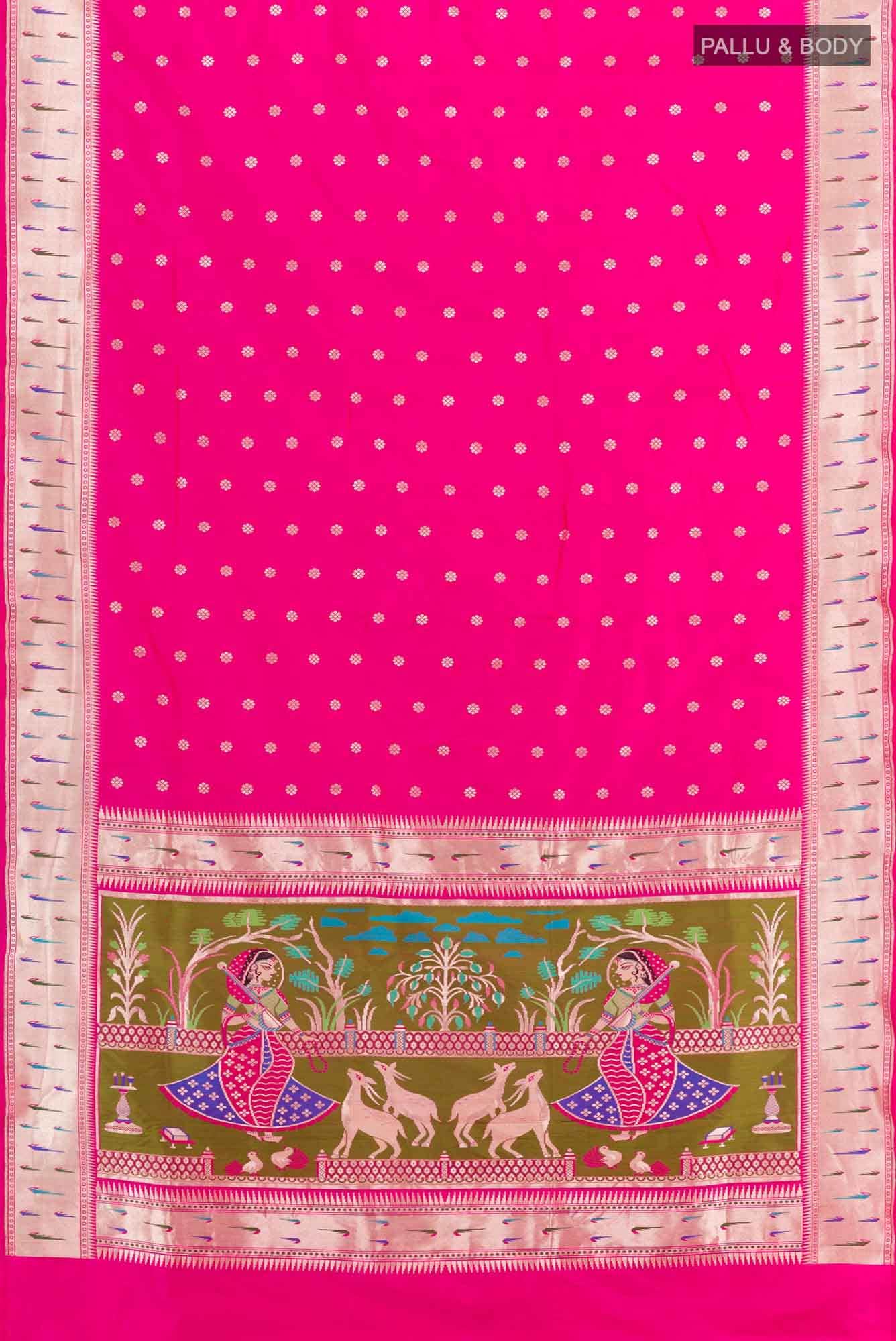 Pink Soft Silk Saree