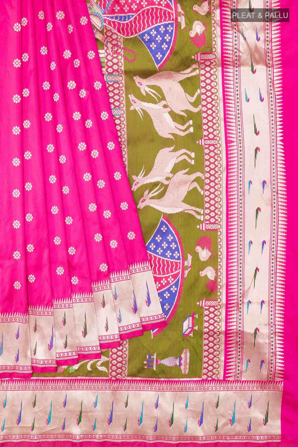 Pink Soft Silk Saree