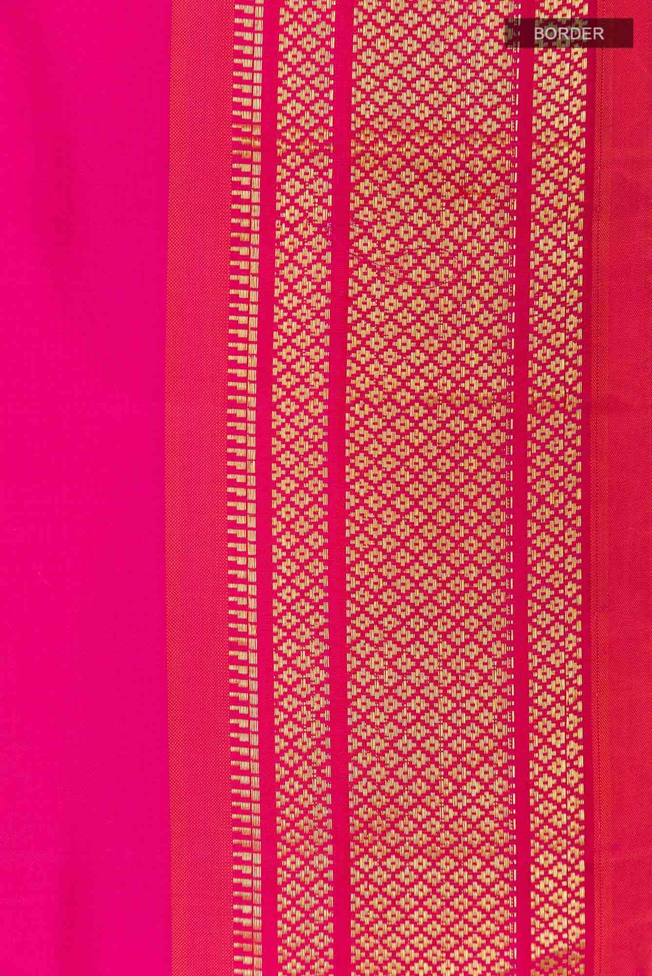 Pink Paithani Silk Saree