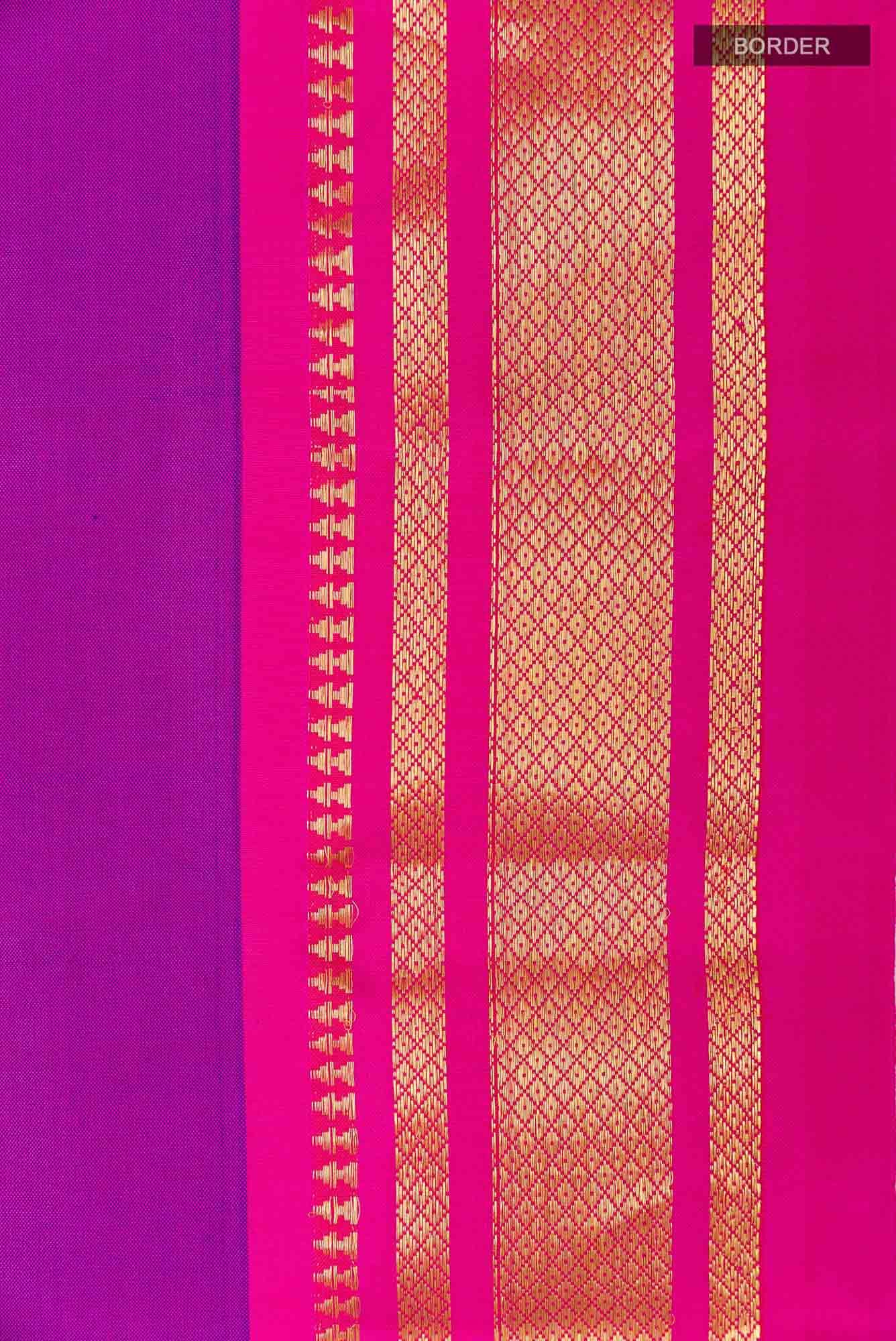 Purple Paithani Silk Saree