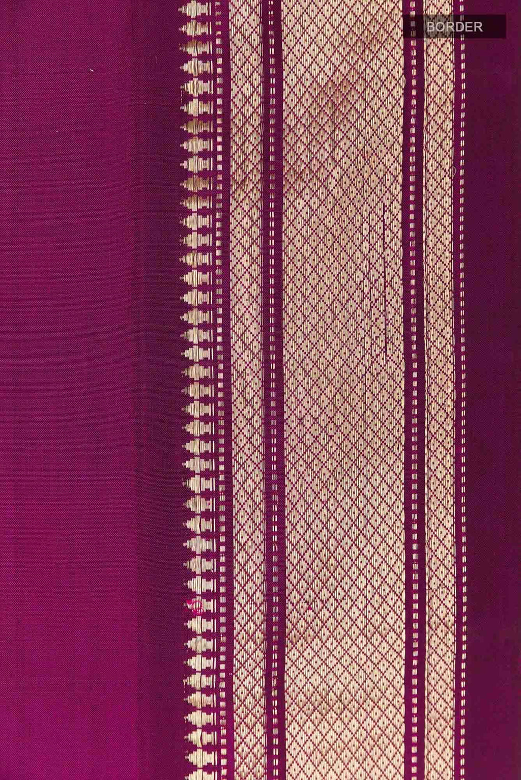 Purple Paithani Silk Saree