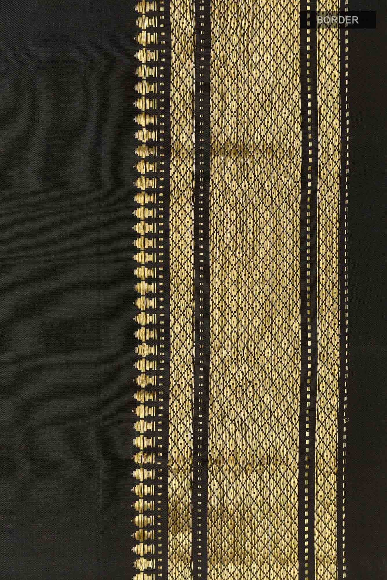 Black Paithani Silk Saree