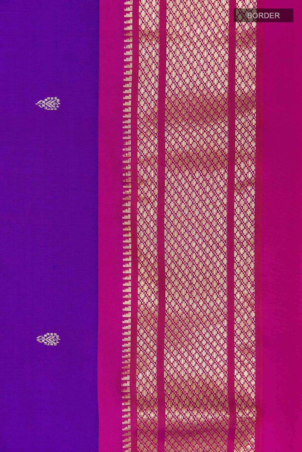 Purple Paithani Silk Saree