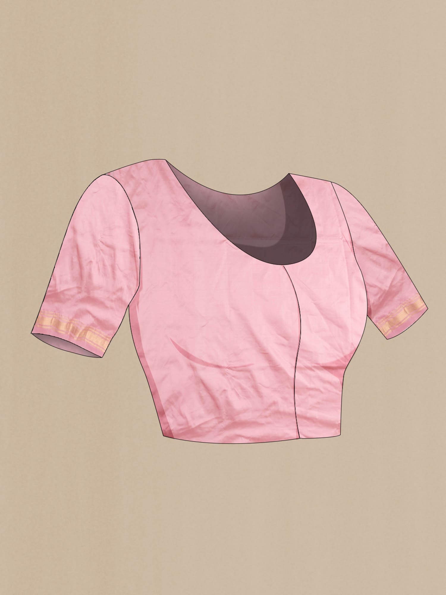 Pink Paithani Silk Saree
