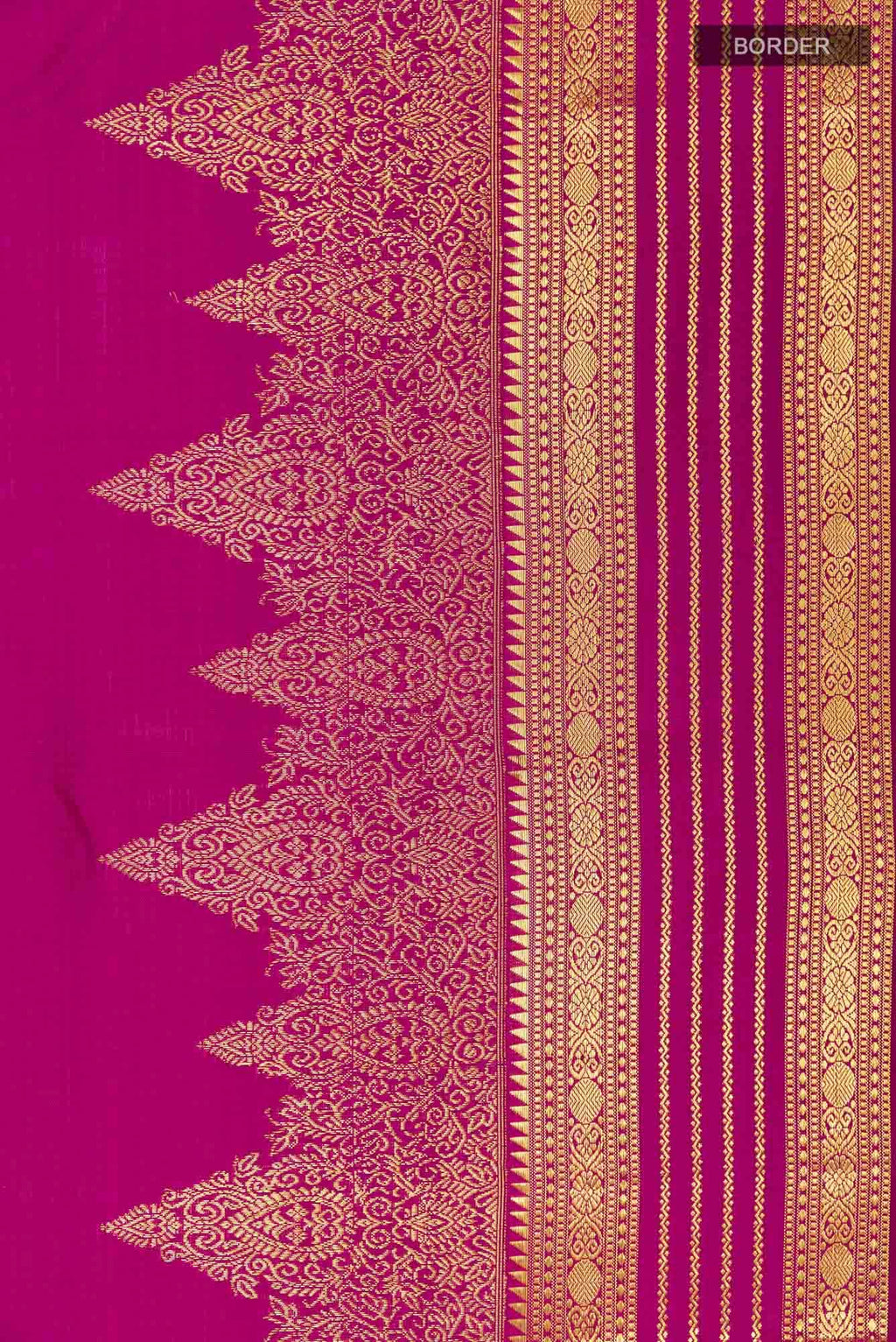 Purple Kanchipuram Silk Saree