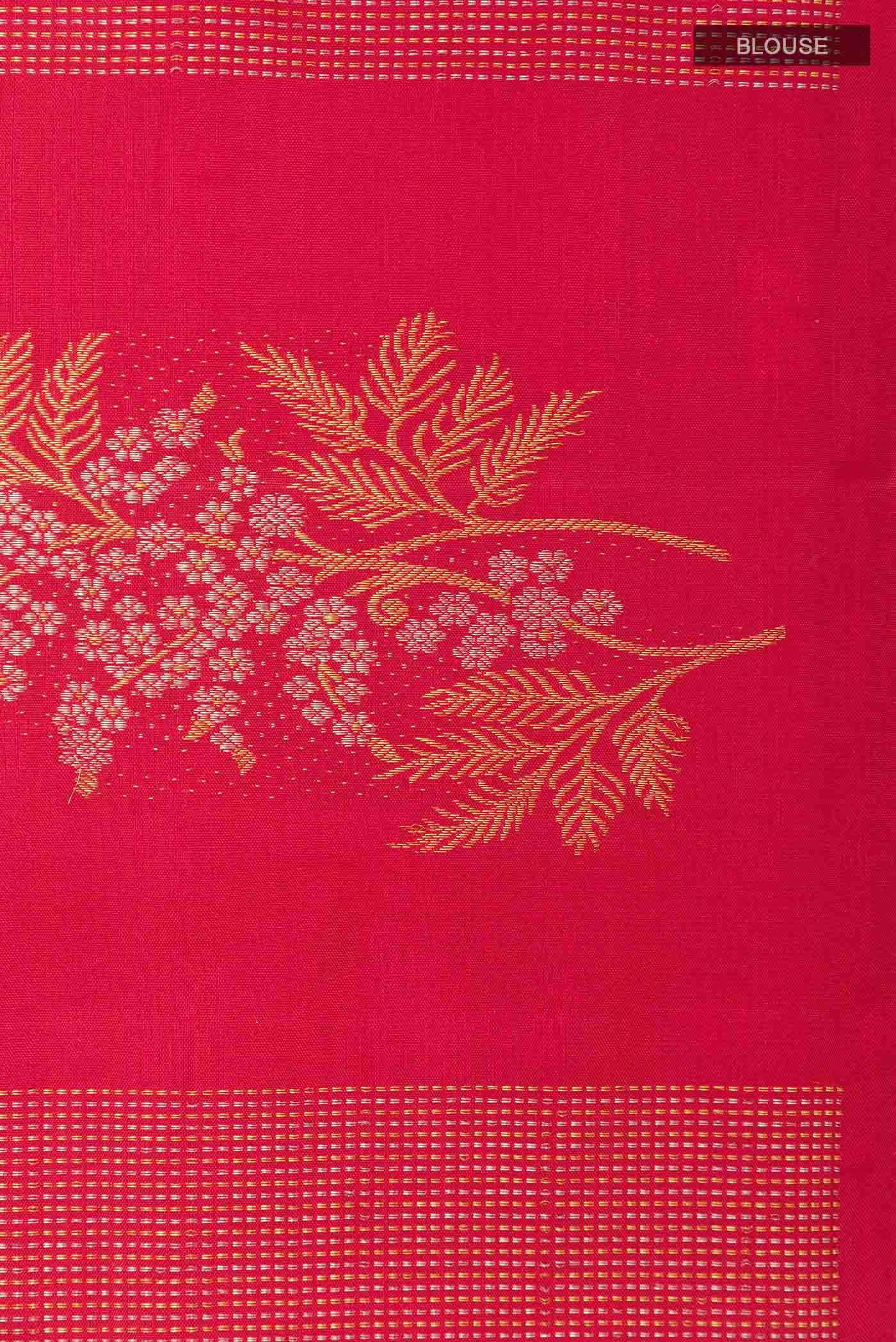 Pink Kanchipuram Silk Saree