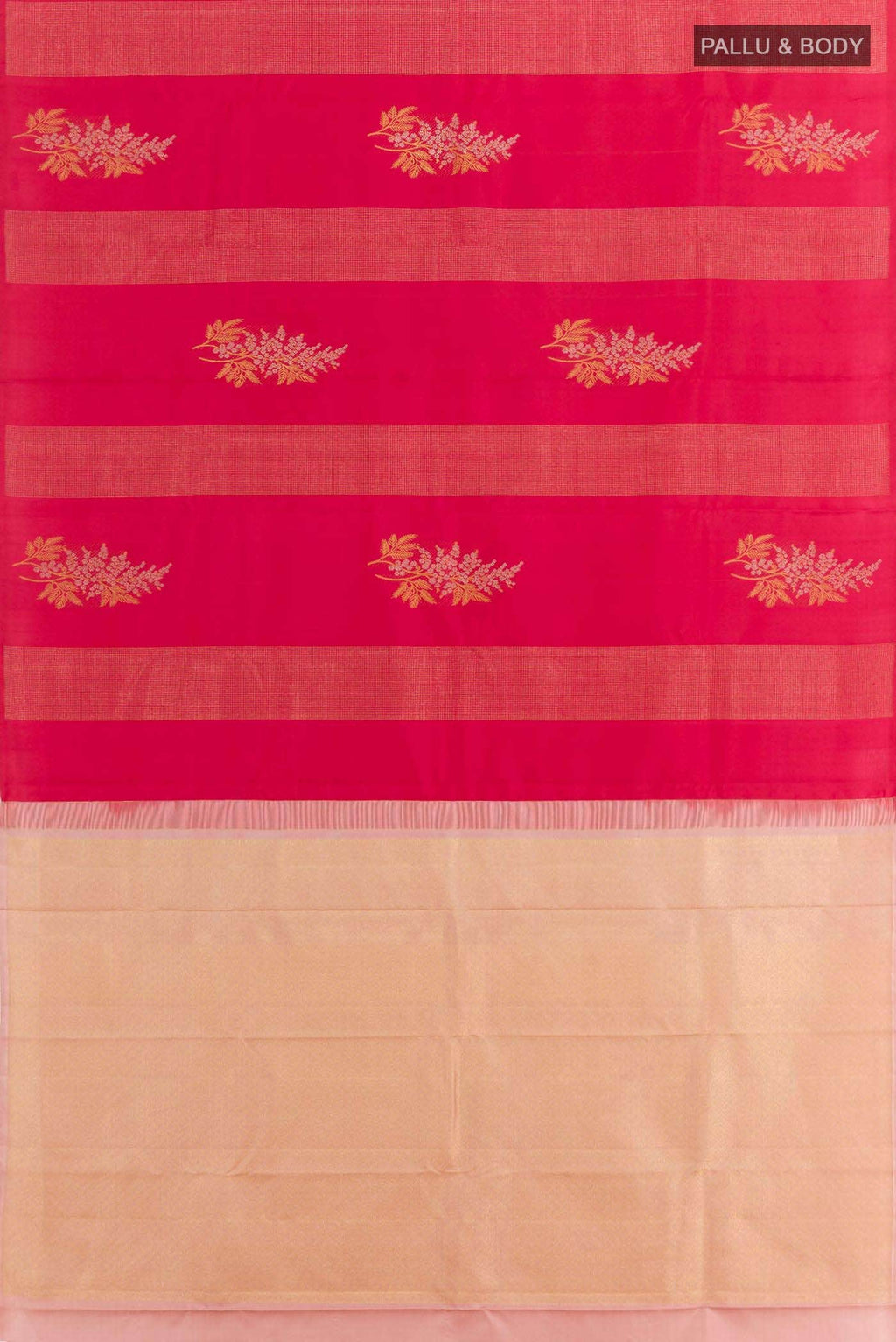 Pink Kanchipuram Silk Saree