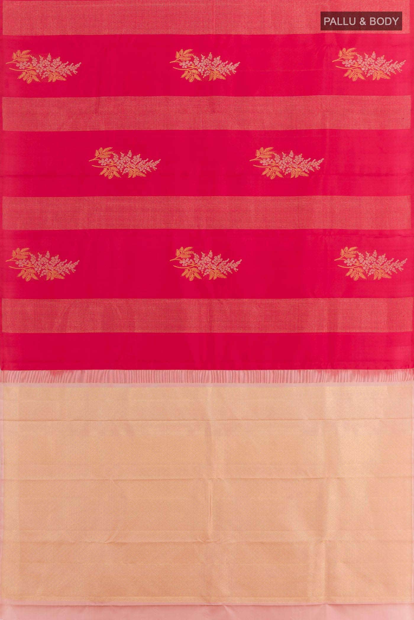 Pink Kanchipuram Silk Saree