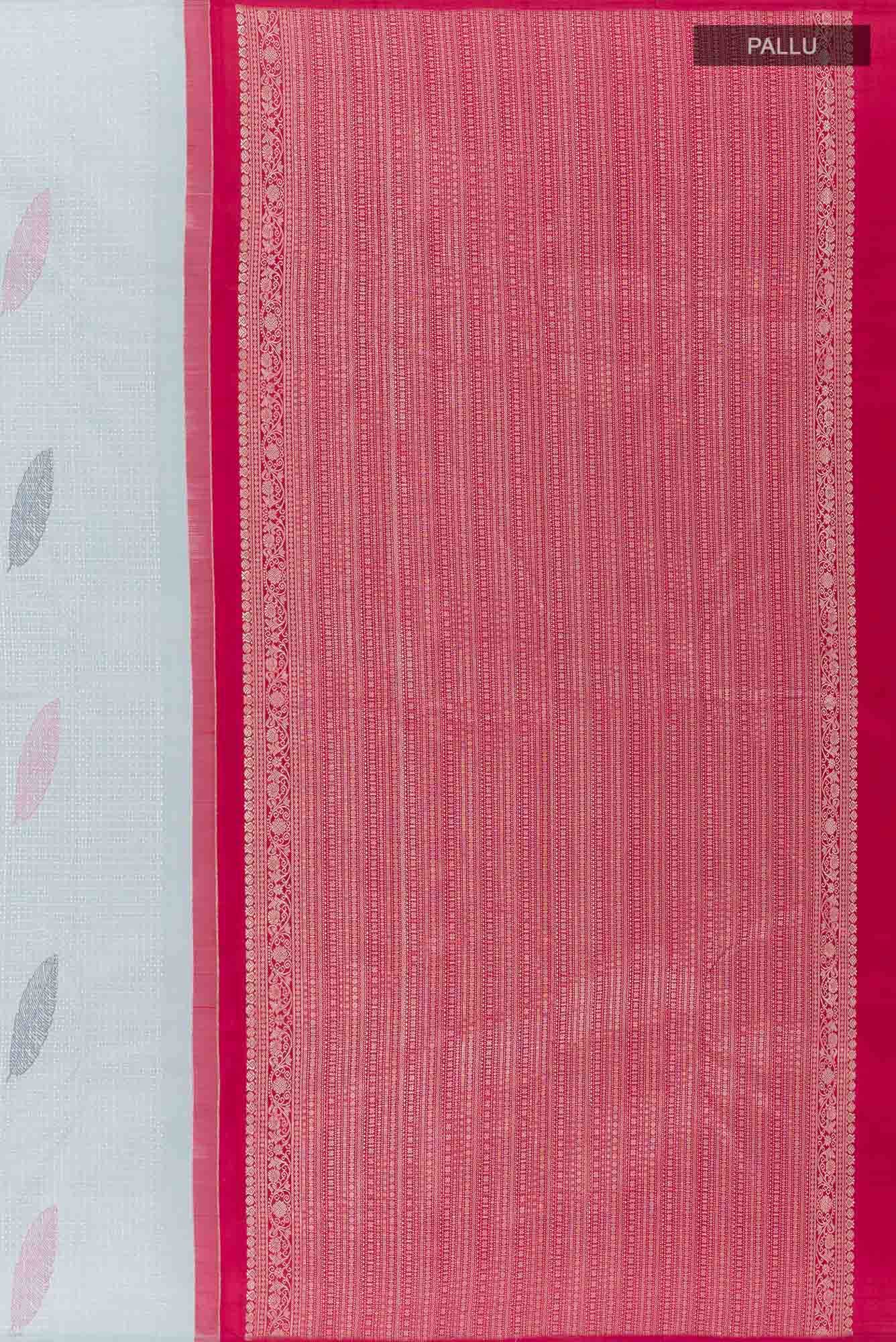 Grey Kanchipuram Silk Saree
