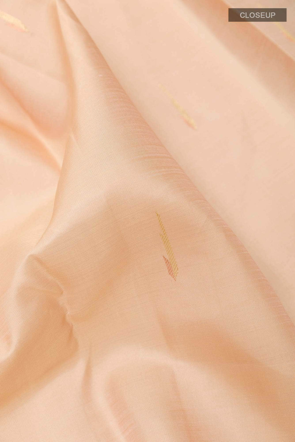 Off White Kanchipuram Silk Saree