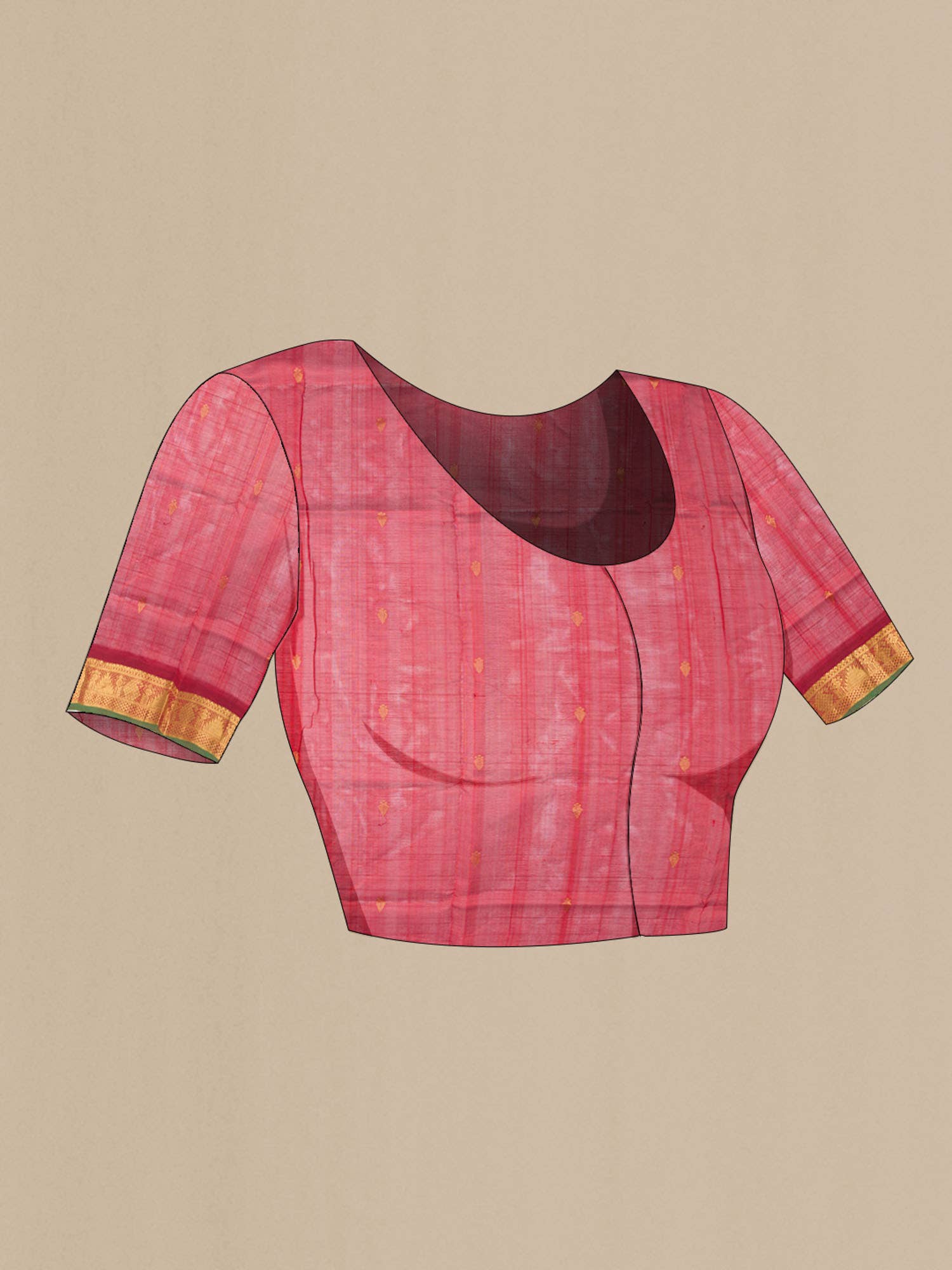 Peacock Blue Blended Poly Cotton Saree