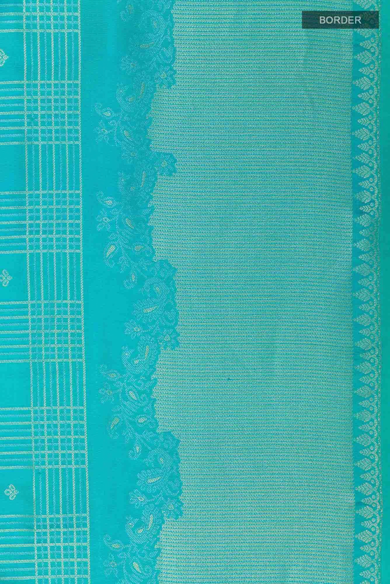 Blue Kanchipuram Silk Saree