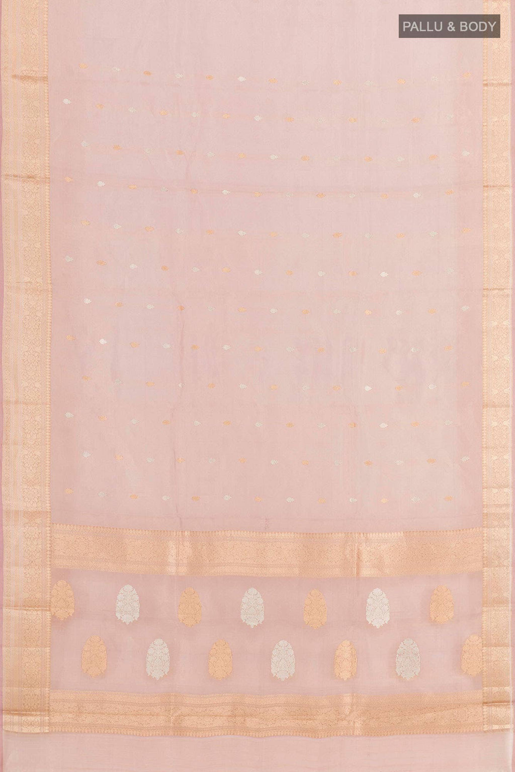 Lilac Dual Tone Banarasi Tissue Silk Saree