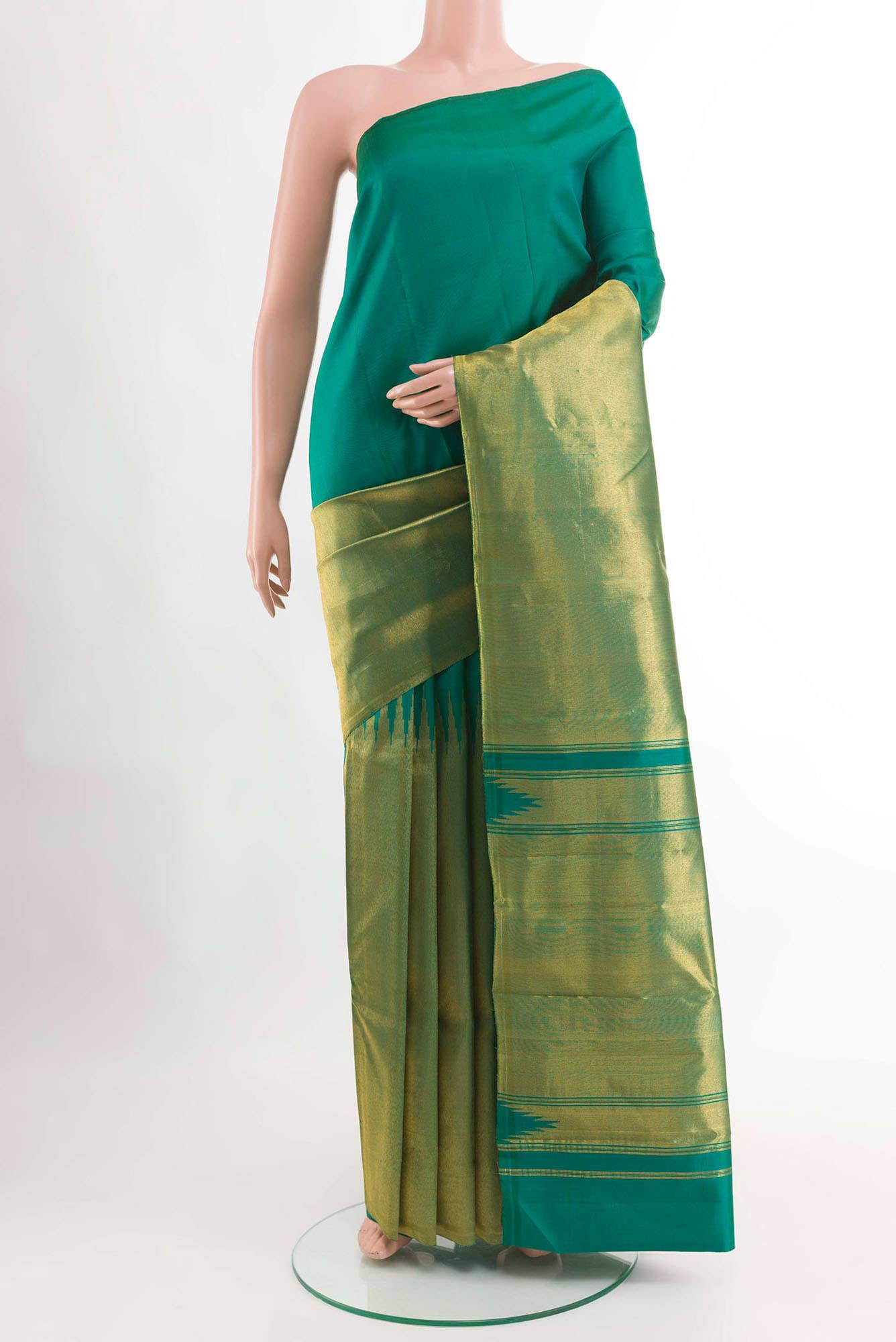 Green Kanchipuram Silk Saree