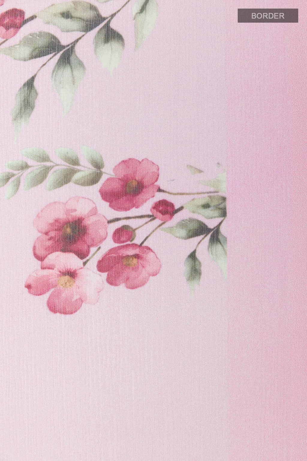 Olive Green Chiffon Saree