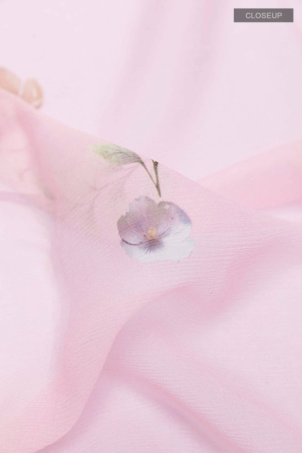 Olive Green Chiffon Saree