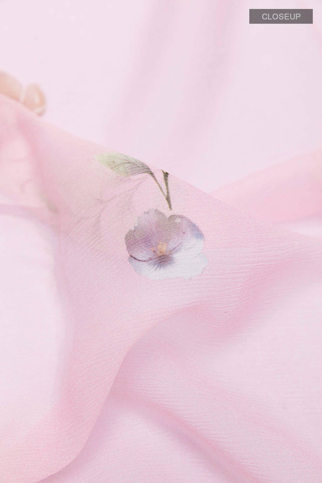 Olive Green Chiffon Saree