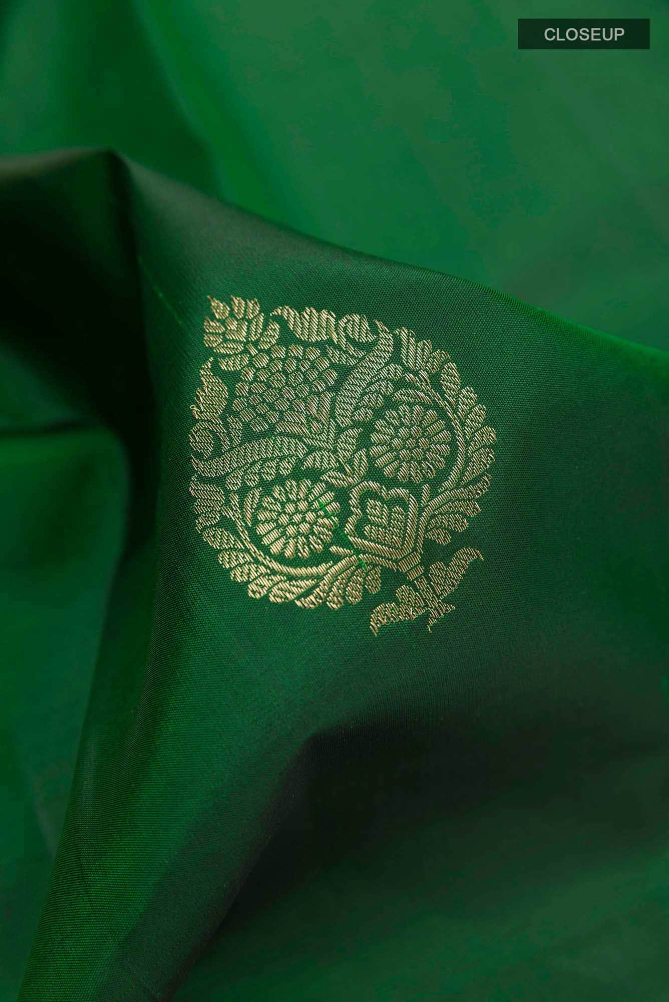 Green Kanchipuram Silk Saree