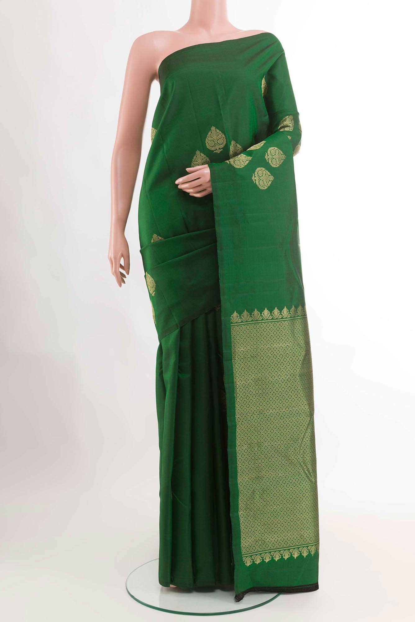 Green Kanchipuram Silk Saree