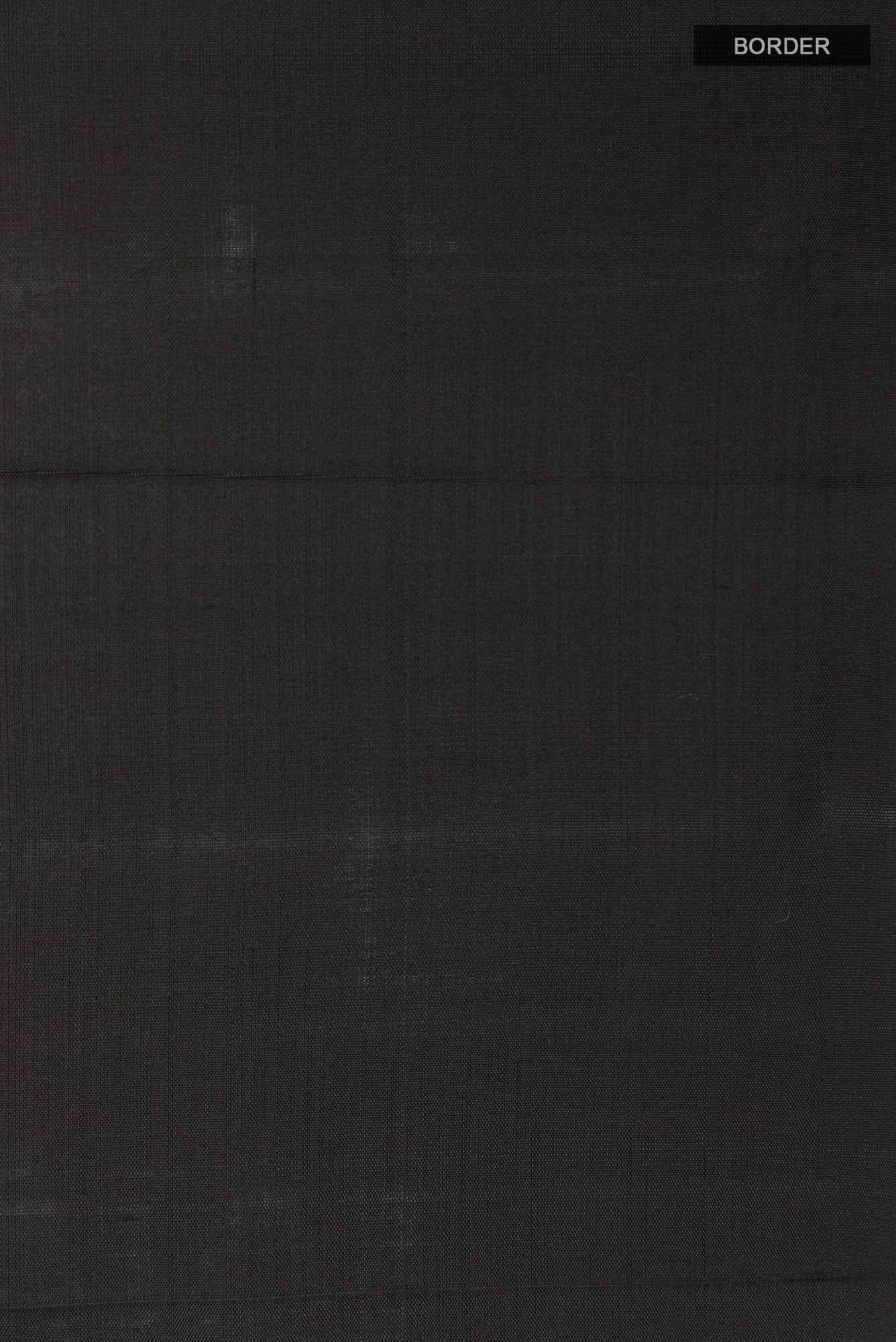 Black Kanchipuram Silk Saree