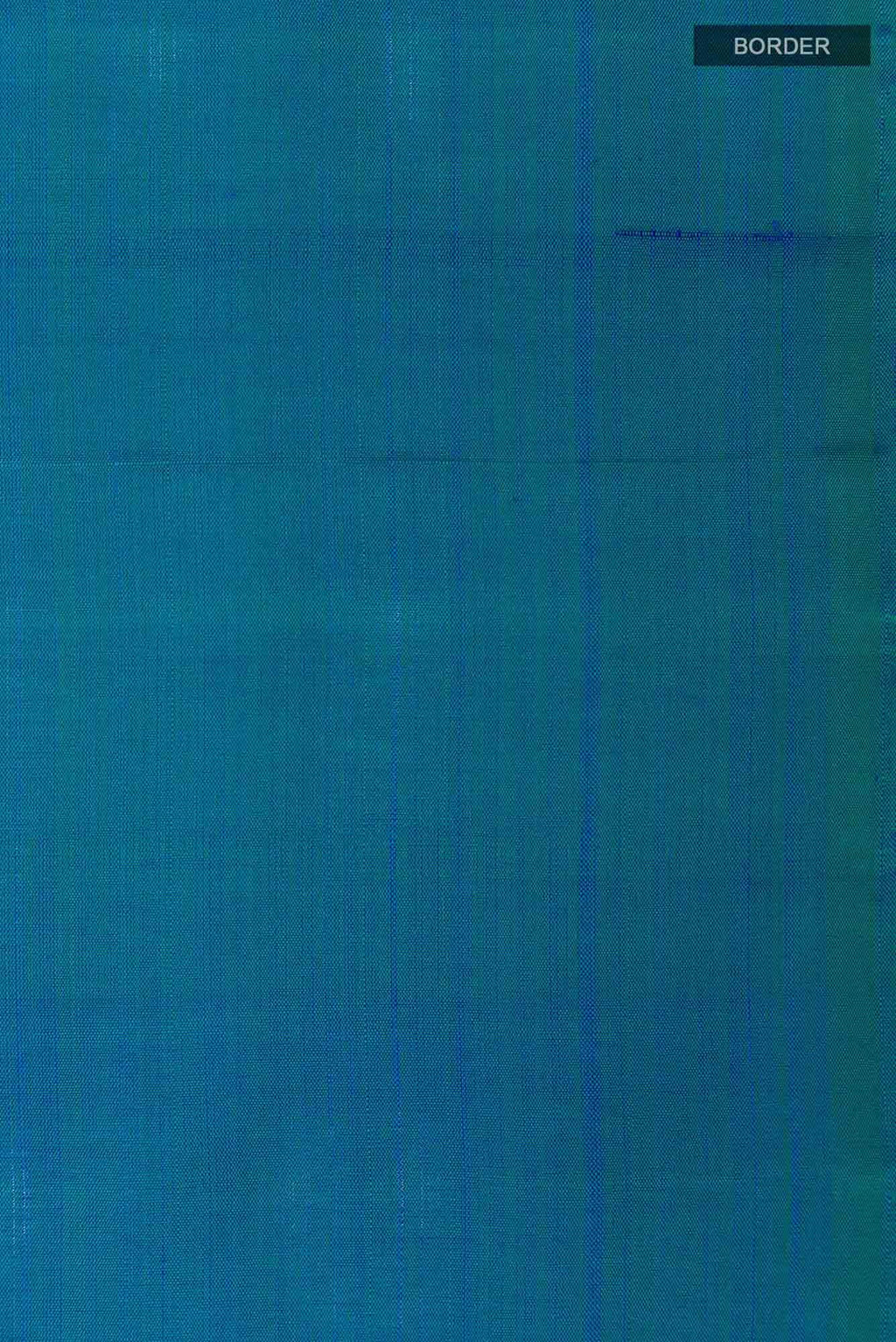 Peacock Blue Kanchipuram Silk Saree