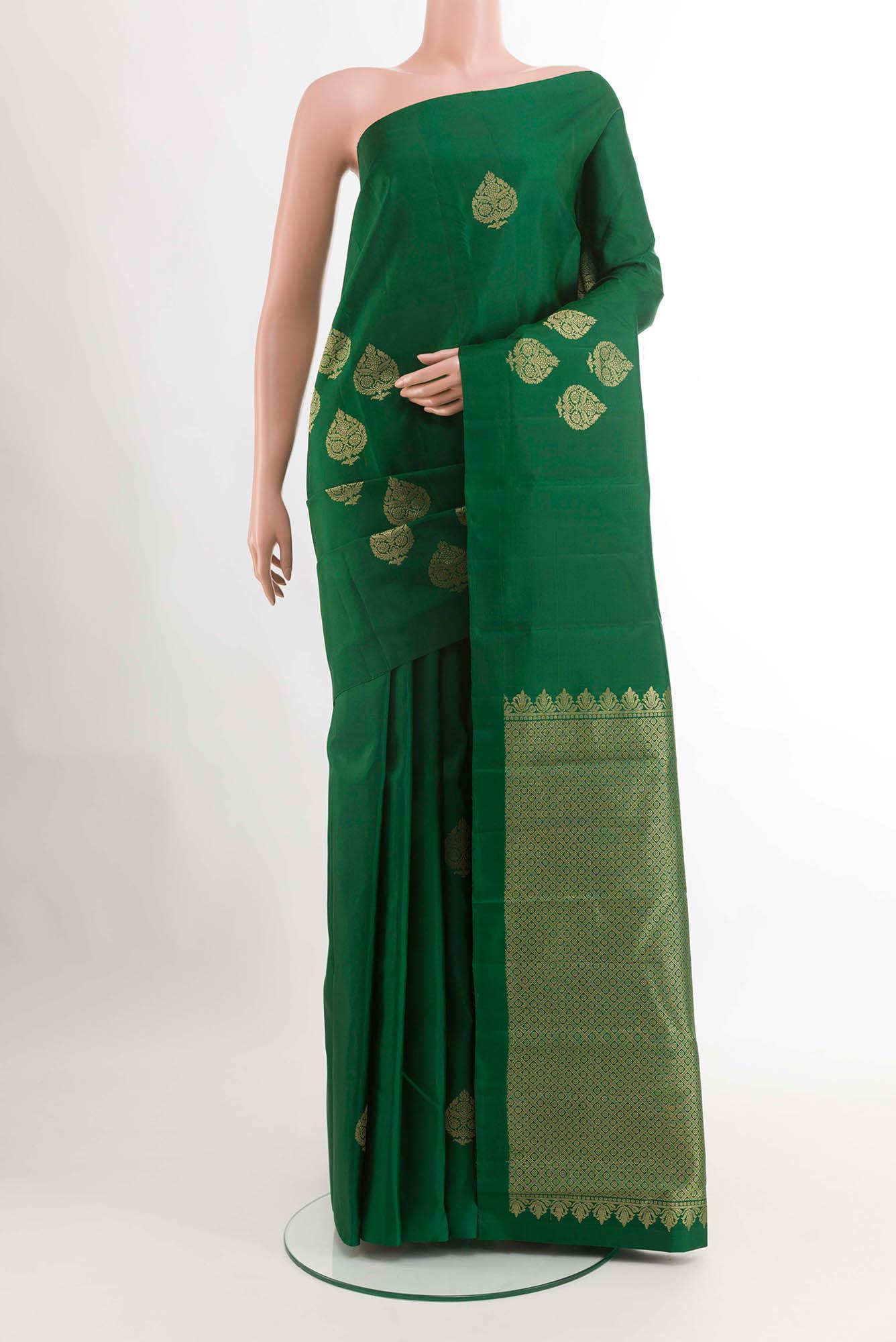 Green Kanchipuram Silk Saree