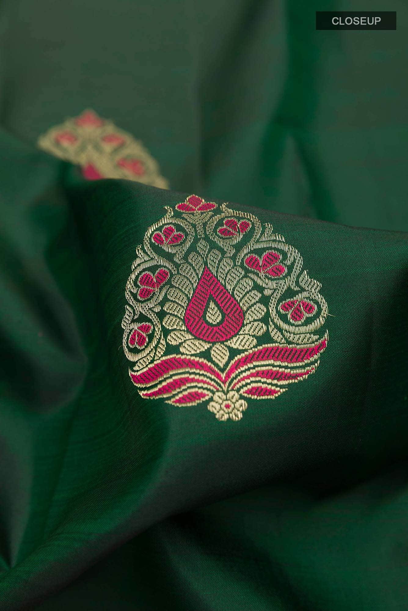 Green Kanchipuram Silk Saree