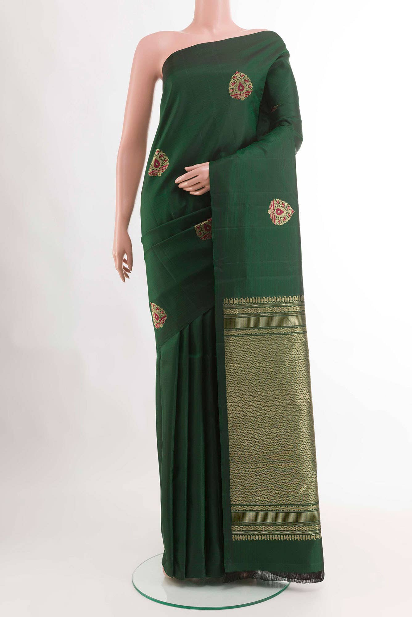 Green Kanchipuram Silk Saree