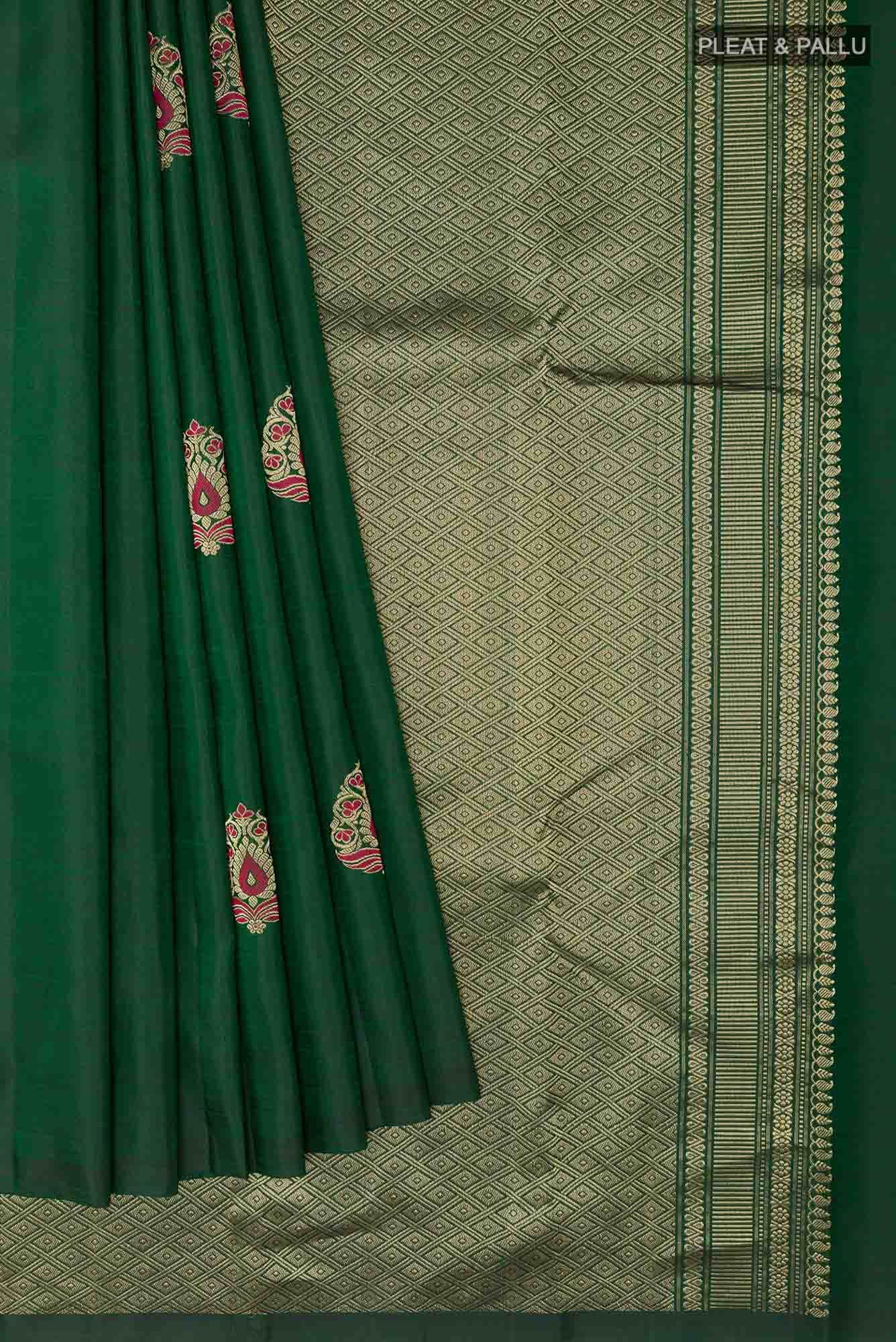 Green Kanchipuram Silk Saree