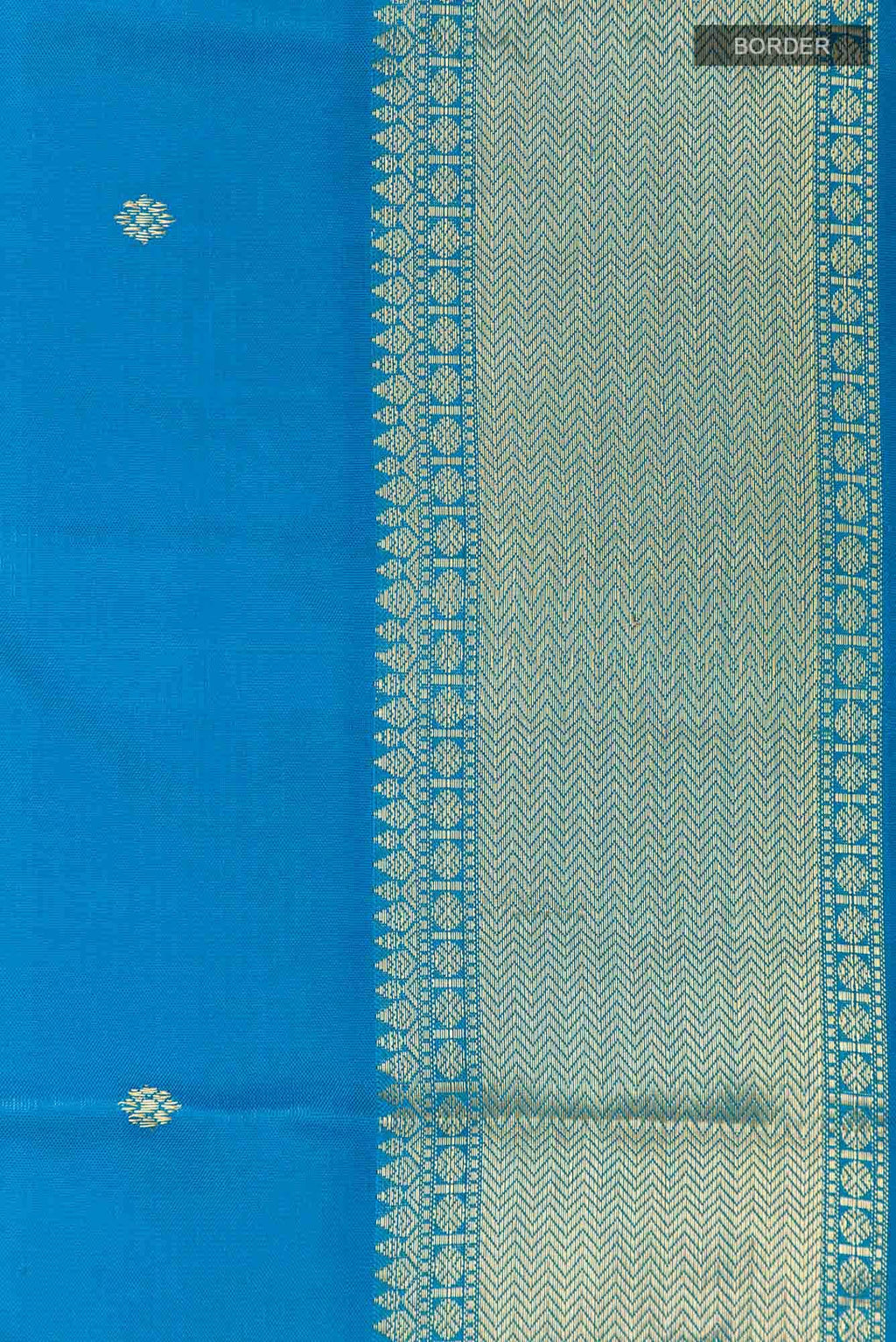 Blue Kanchipuram Silk Saree