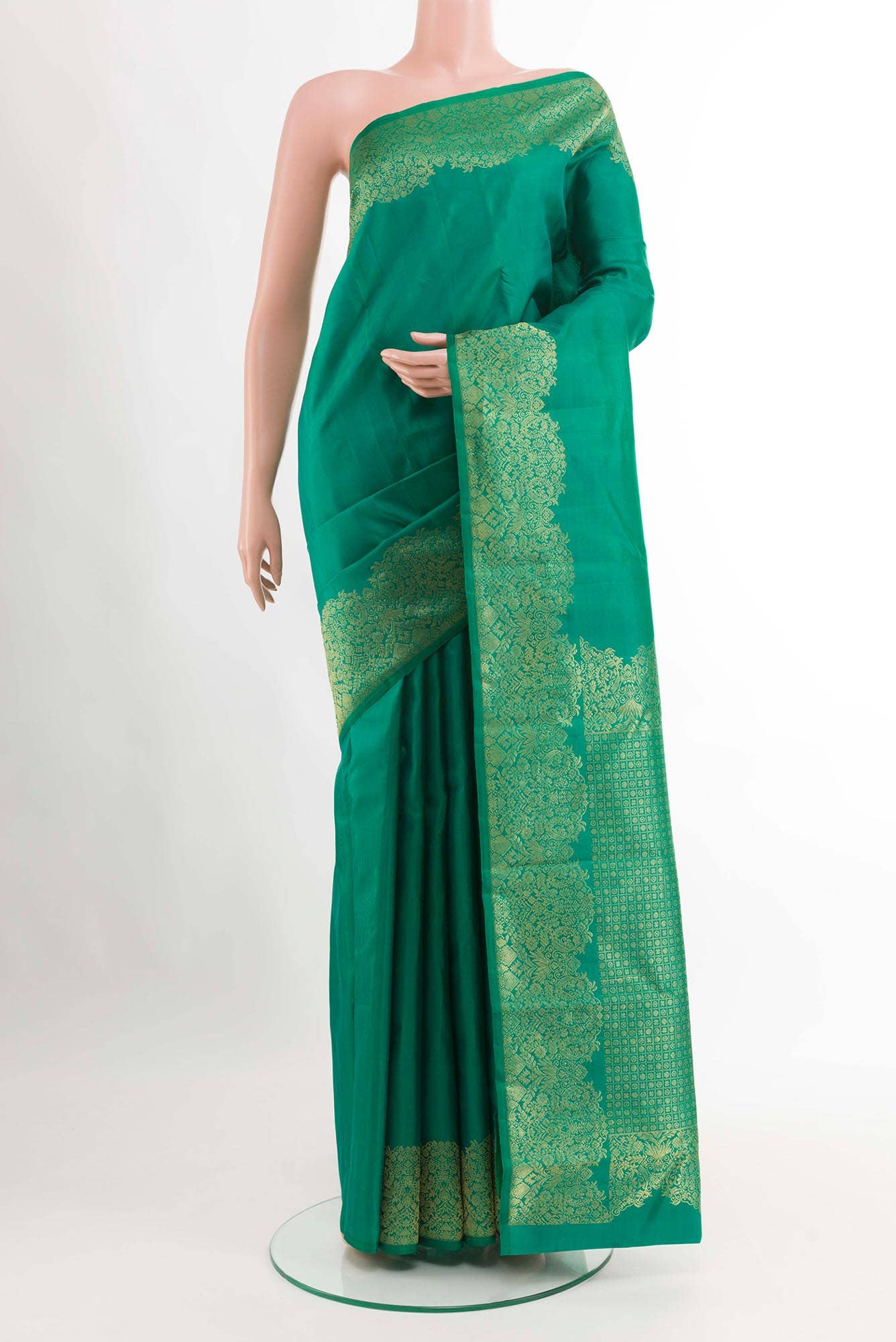 Green Kanchipuram Silk Saree