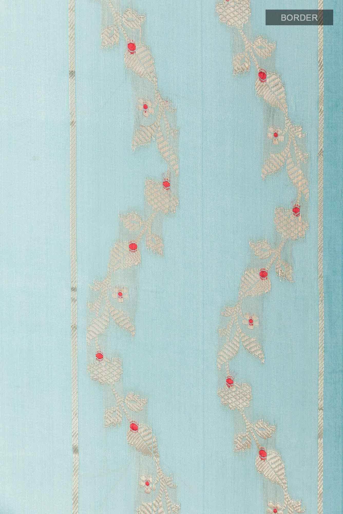 Blue Banarasi Saree