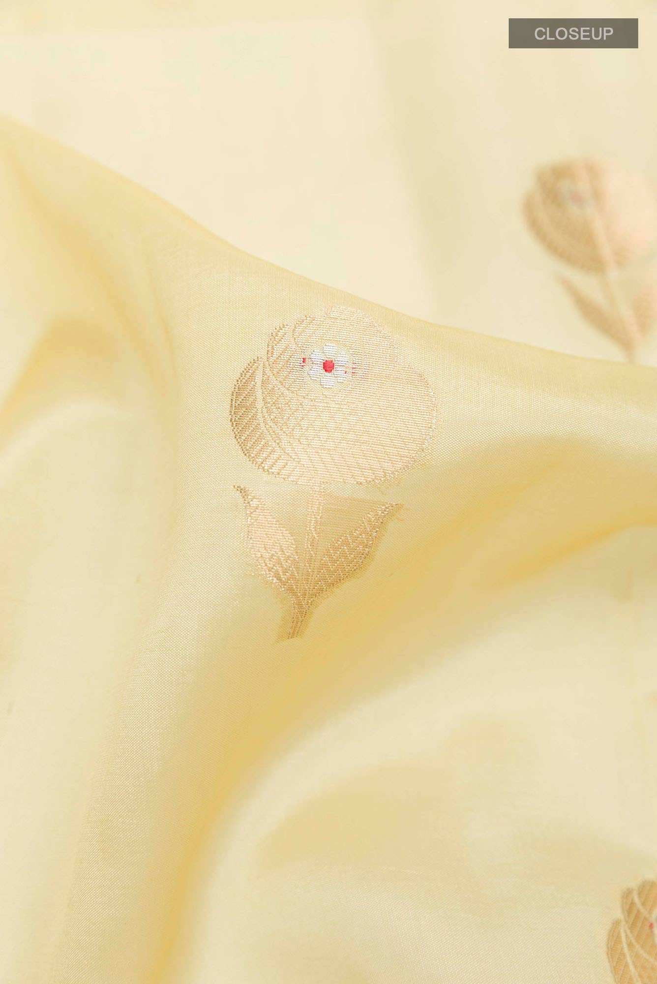 Beige Banarasi Saree