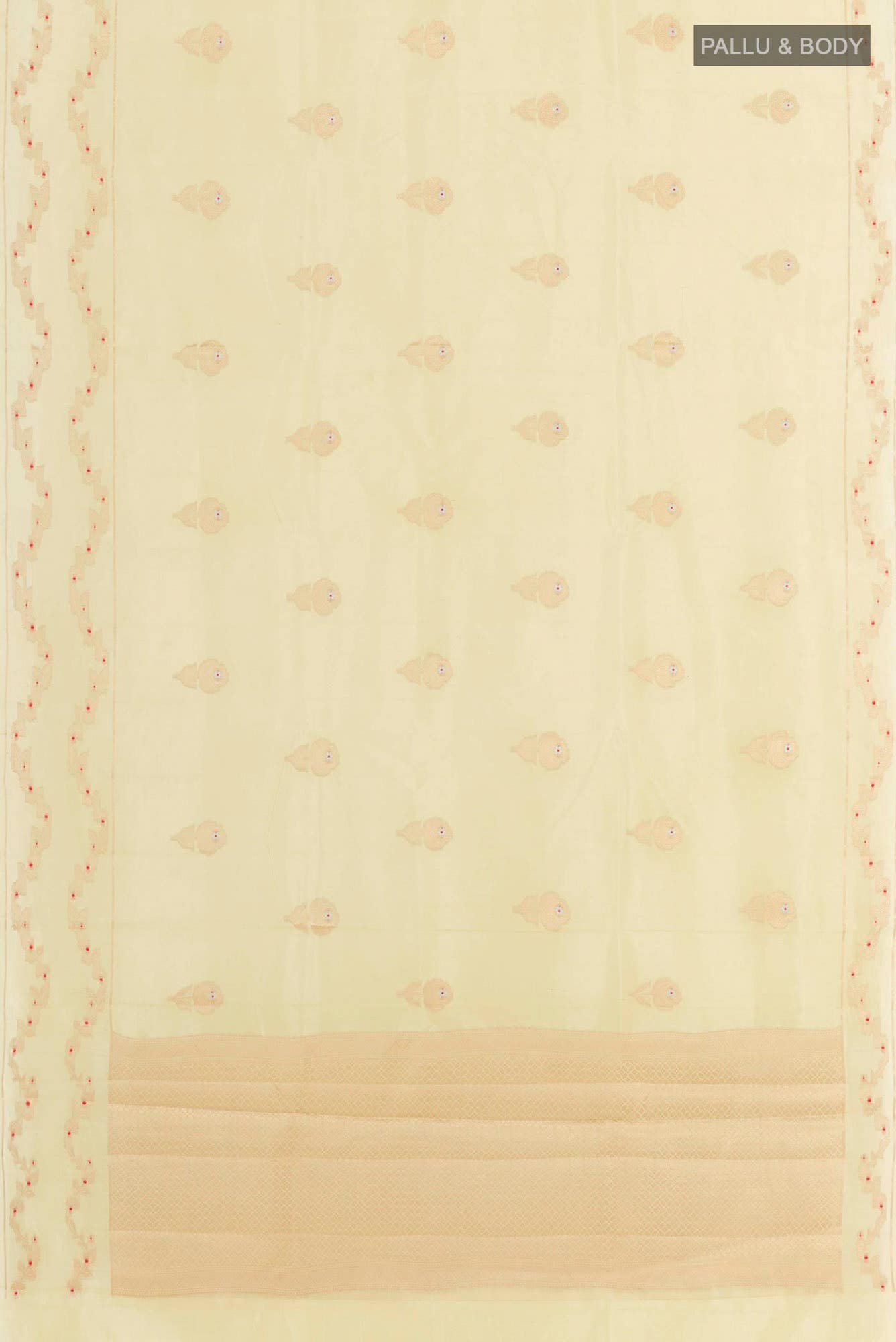 Beige Banarasi Saree