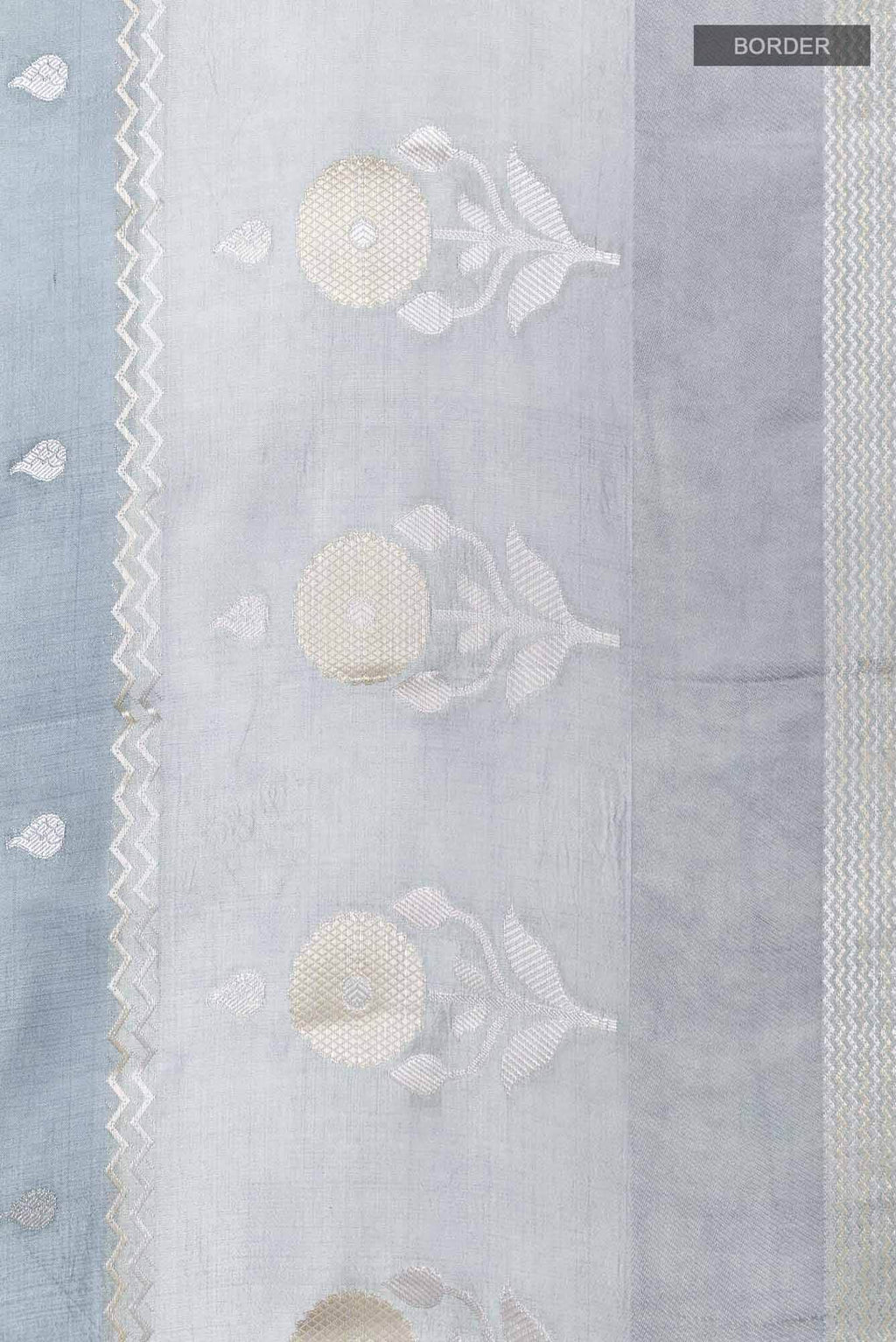 Grey Banarasi Saree