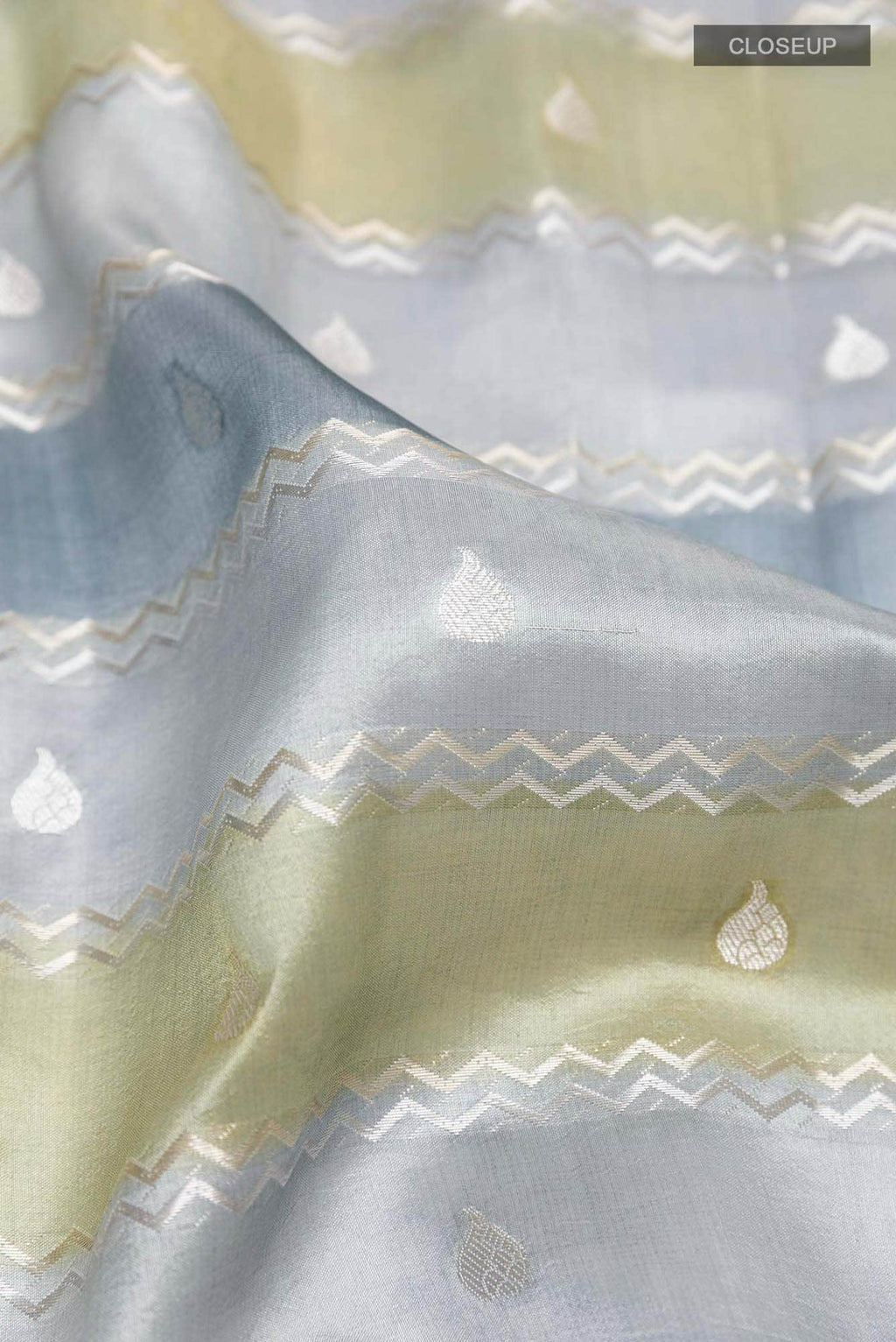 Grey Banarasi Saree