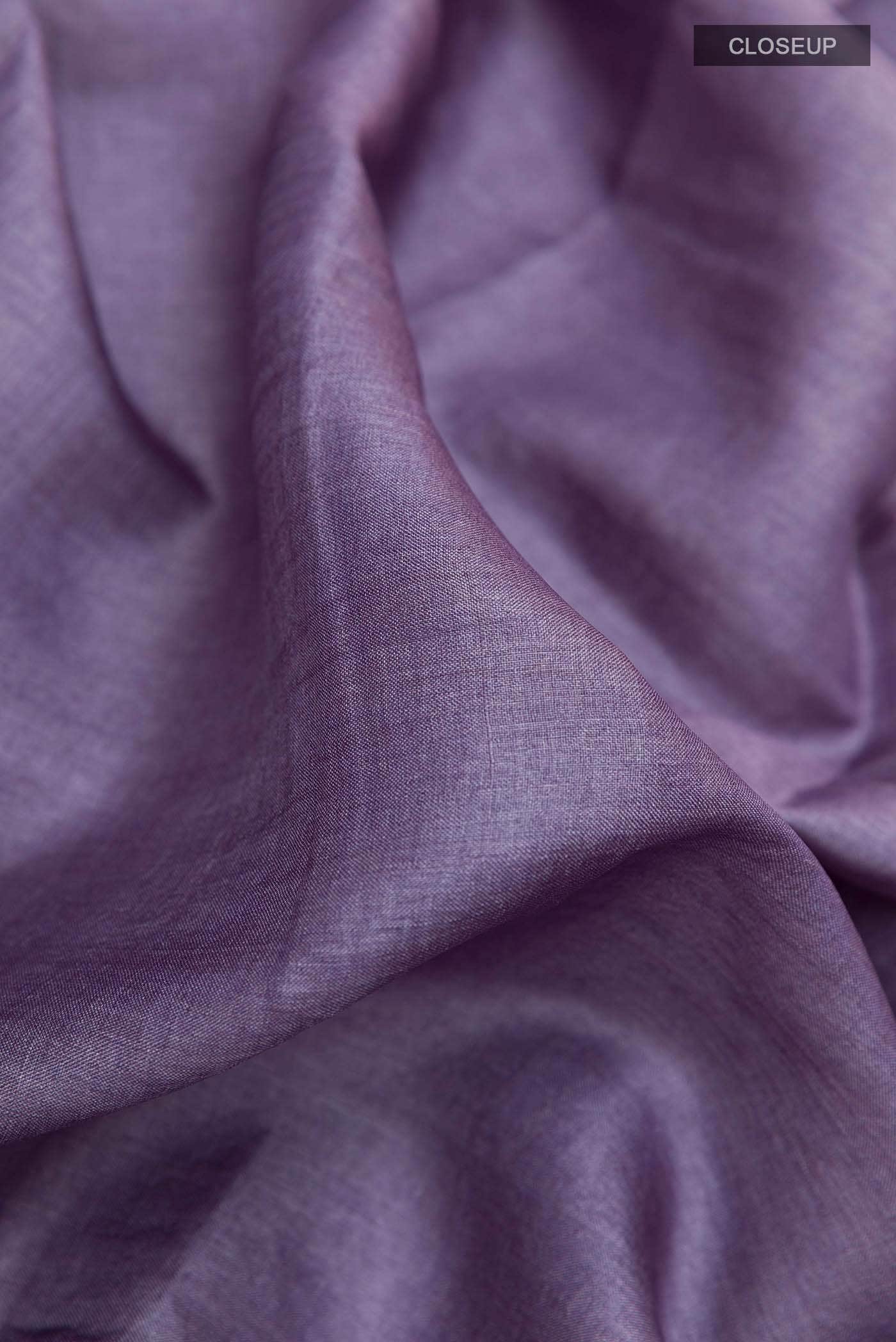 Purple Tussar Saree