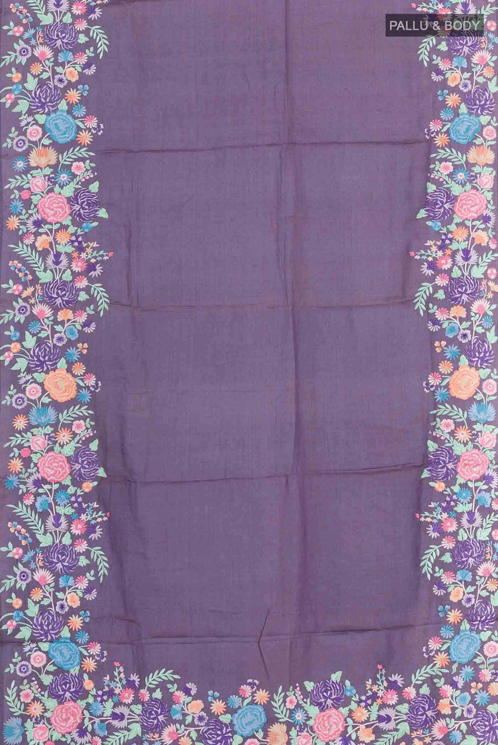 Purple Tussar Saree