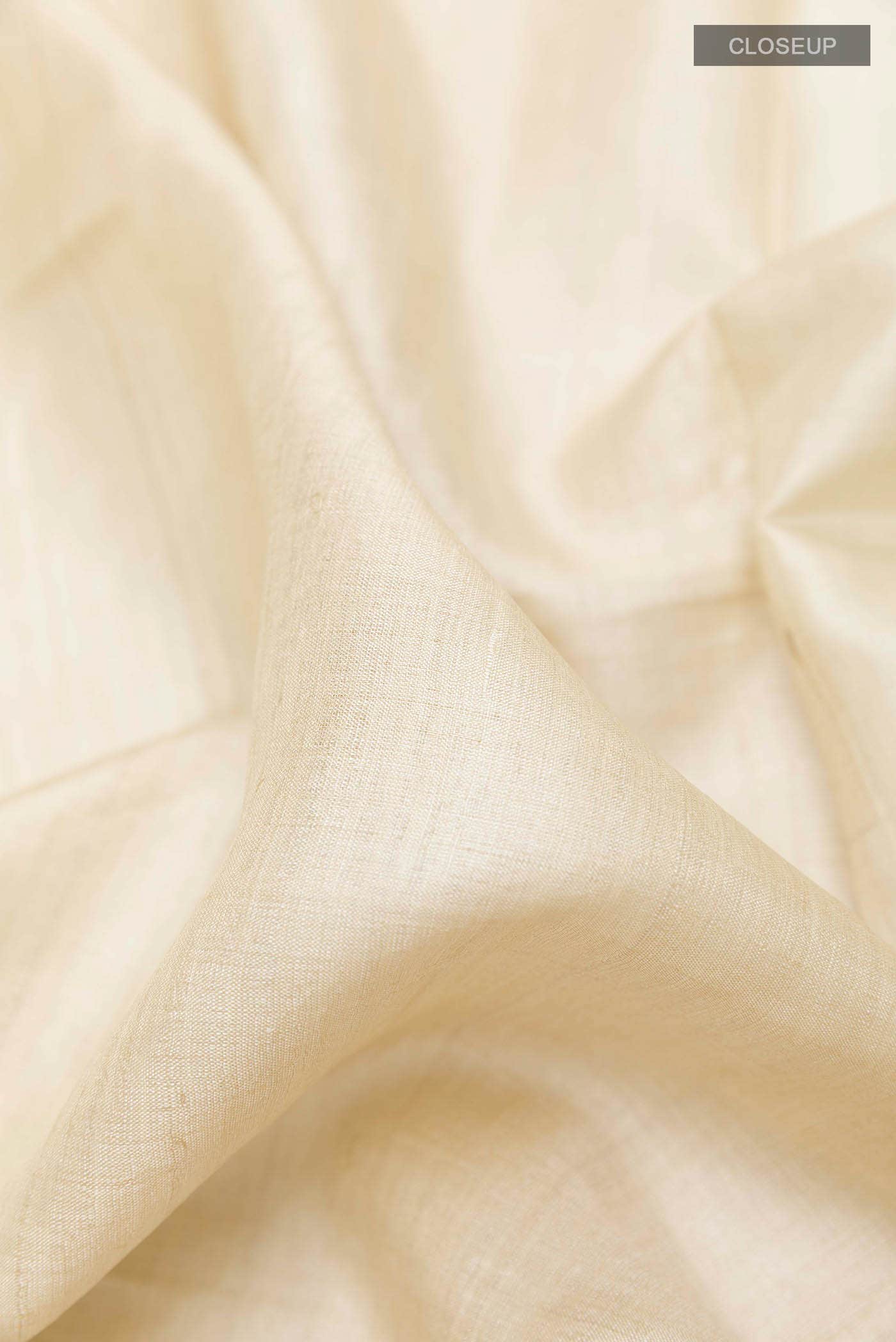Cream Tussar Saree