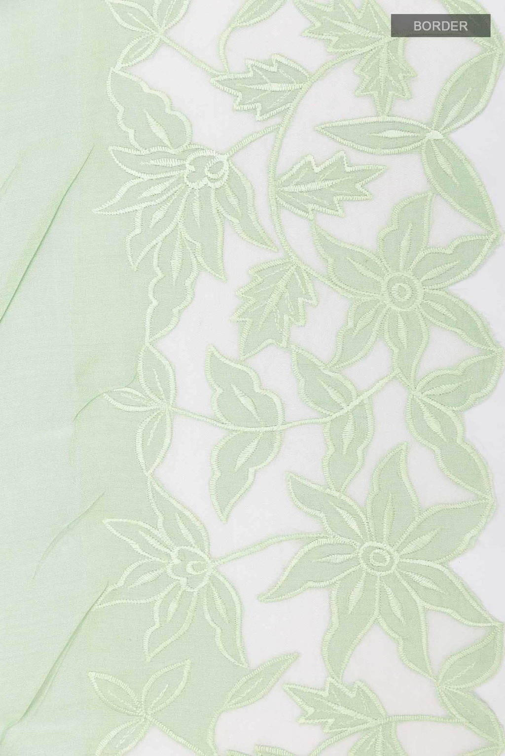 Mint Green Tussar Saree
