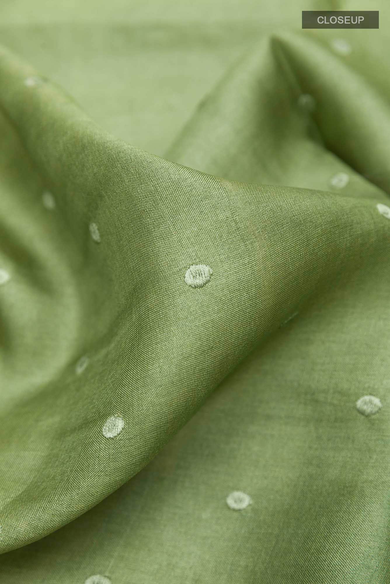 Green Tussar Saree