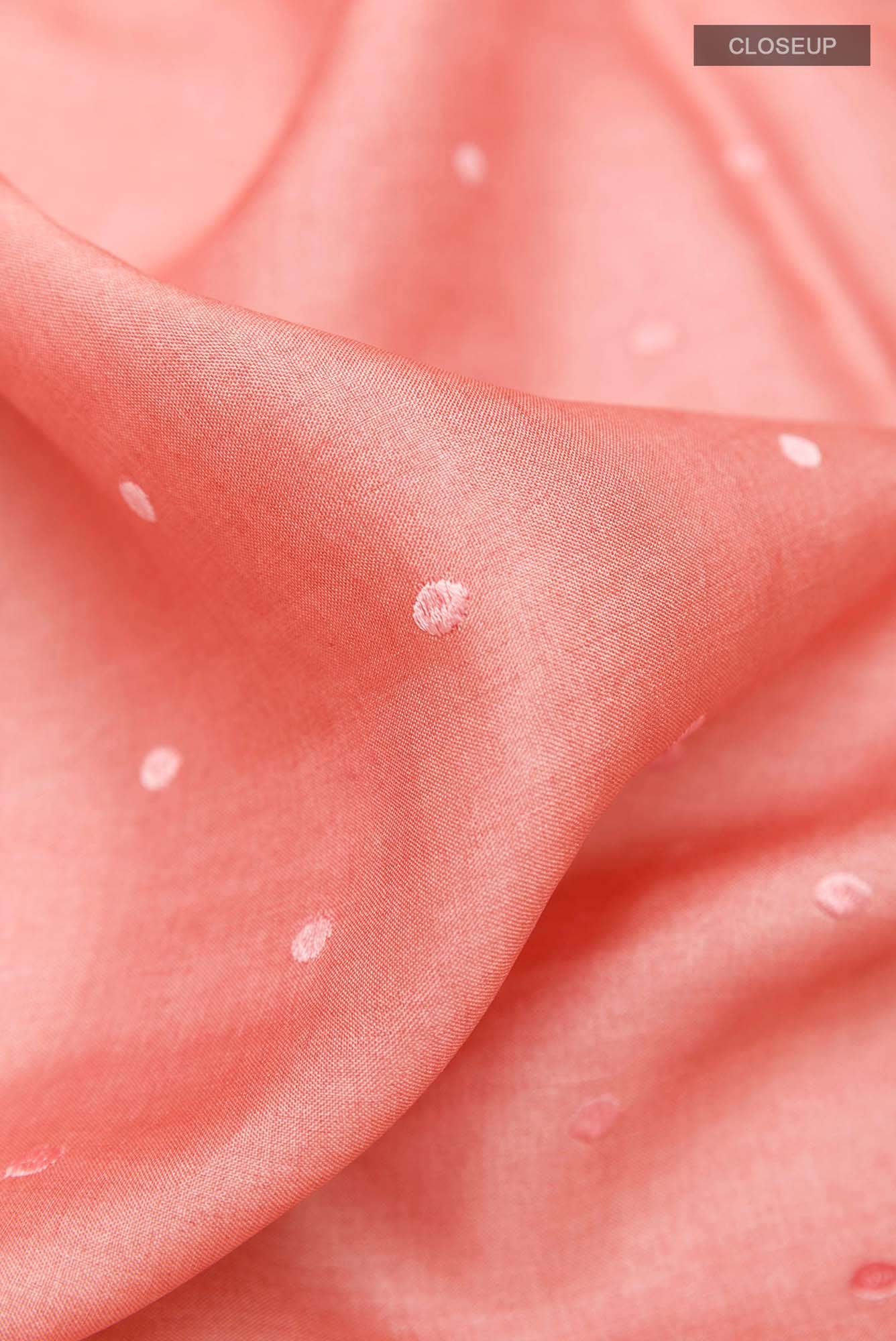 Pink Tussar Saree