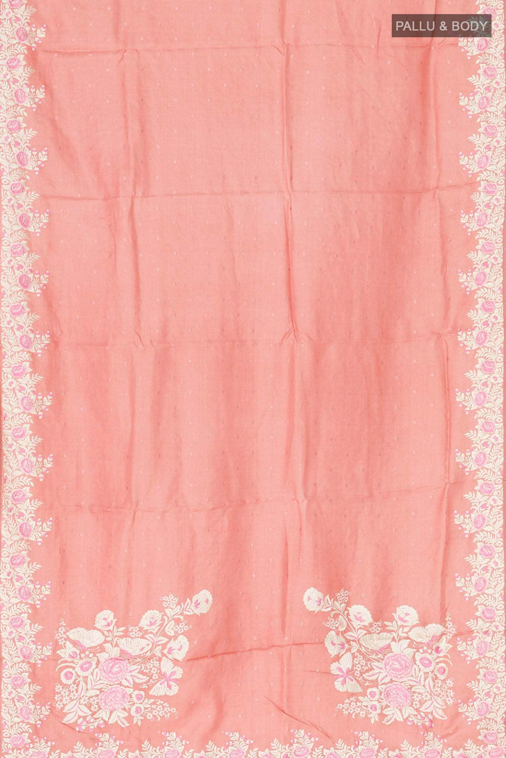 Pink Tussar Saree