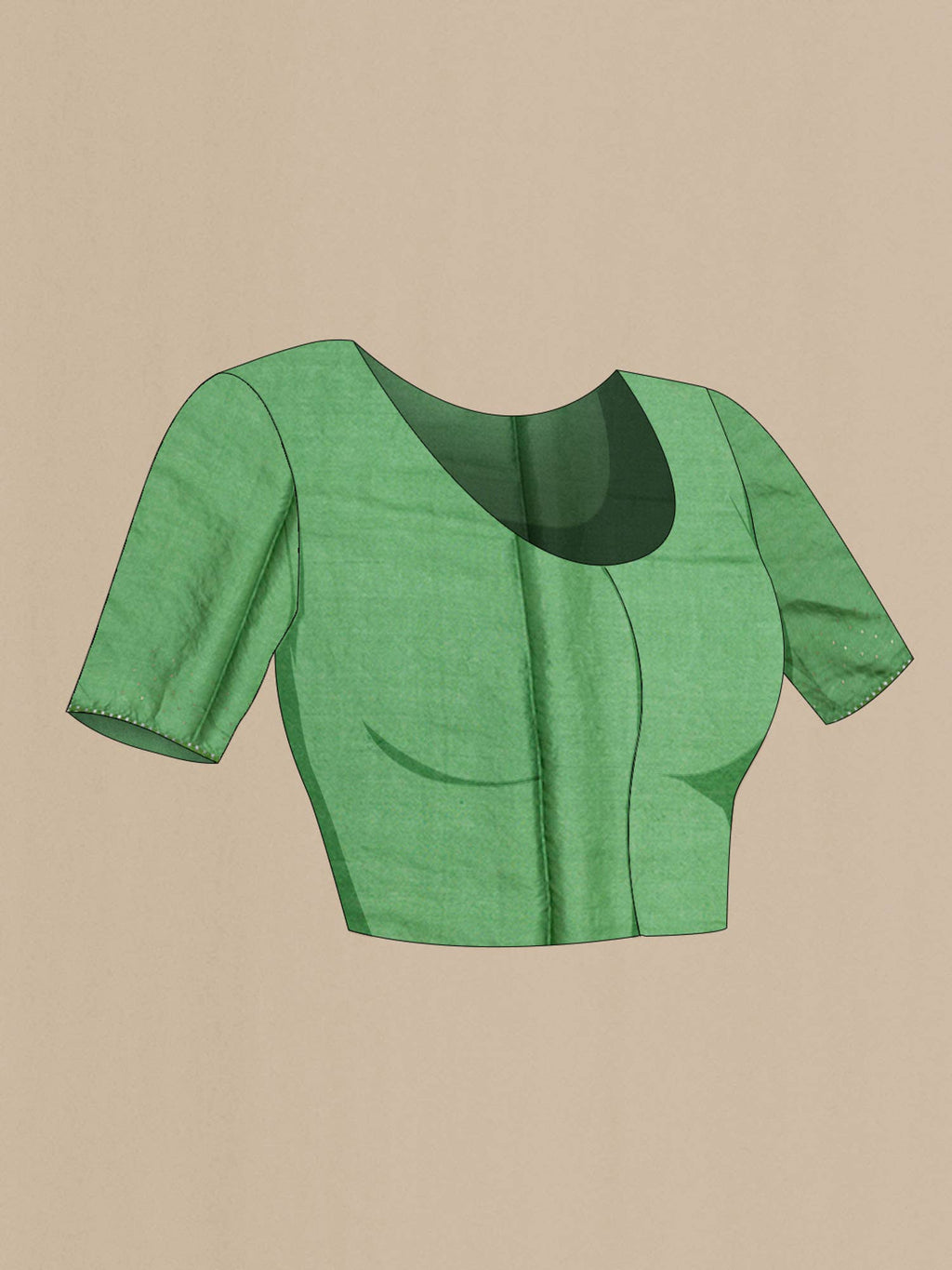 Green Tussar Saree